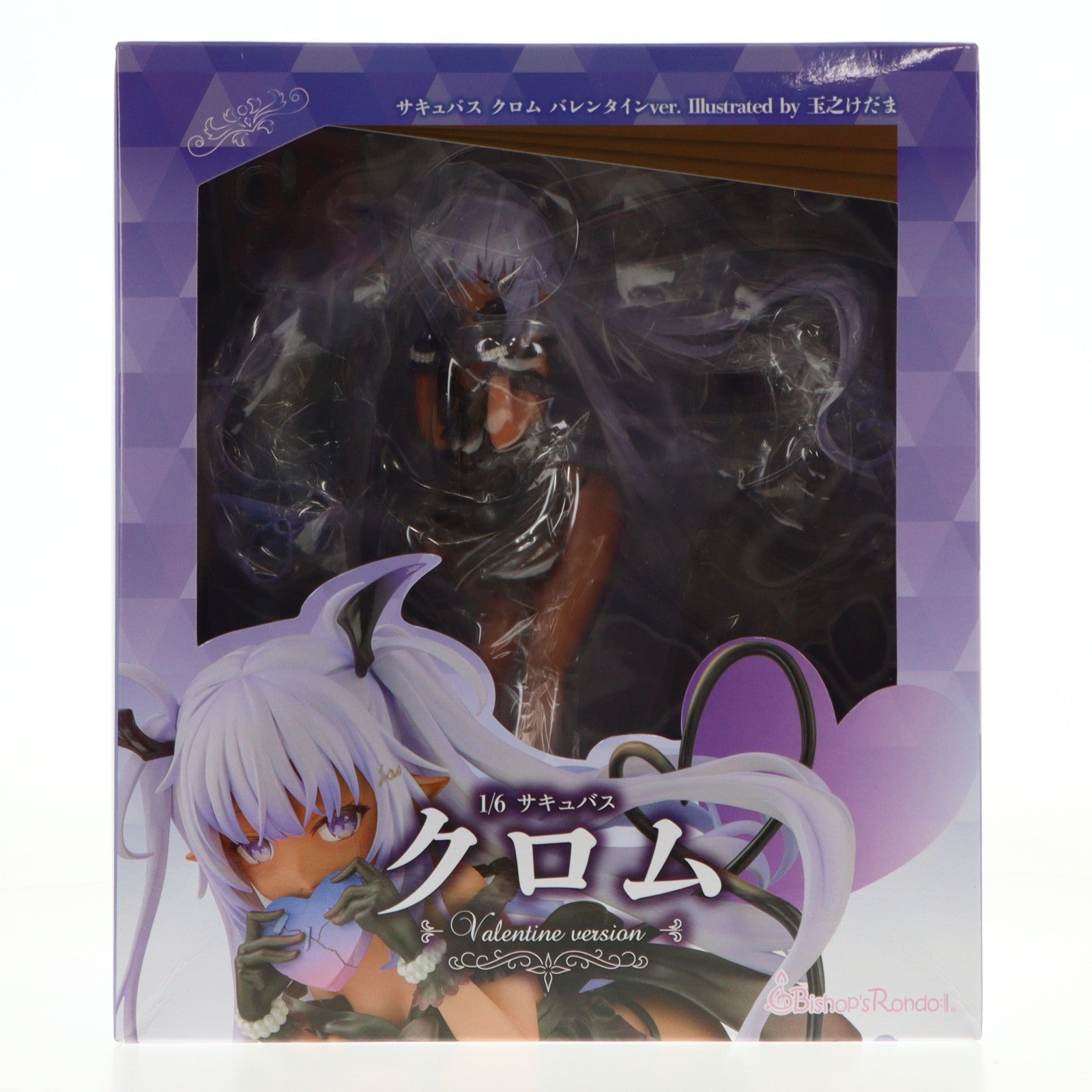 【中古即納】[FIG] あみあみ限定 サキュバス クロム バレンタインver. 玉之けだま氏オリジナルイラスト 1/6 完成品 フィギュア Bishop's Rondo(ビショップスロンド)(20250530)