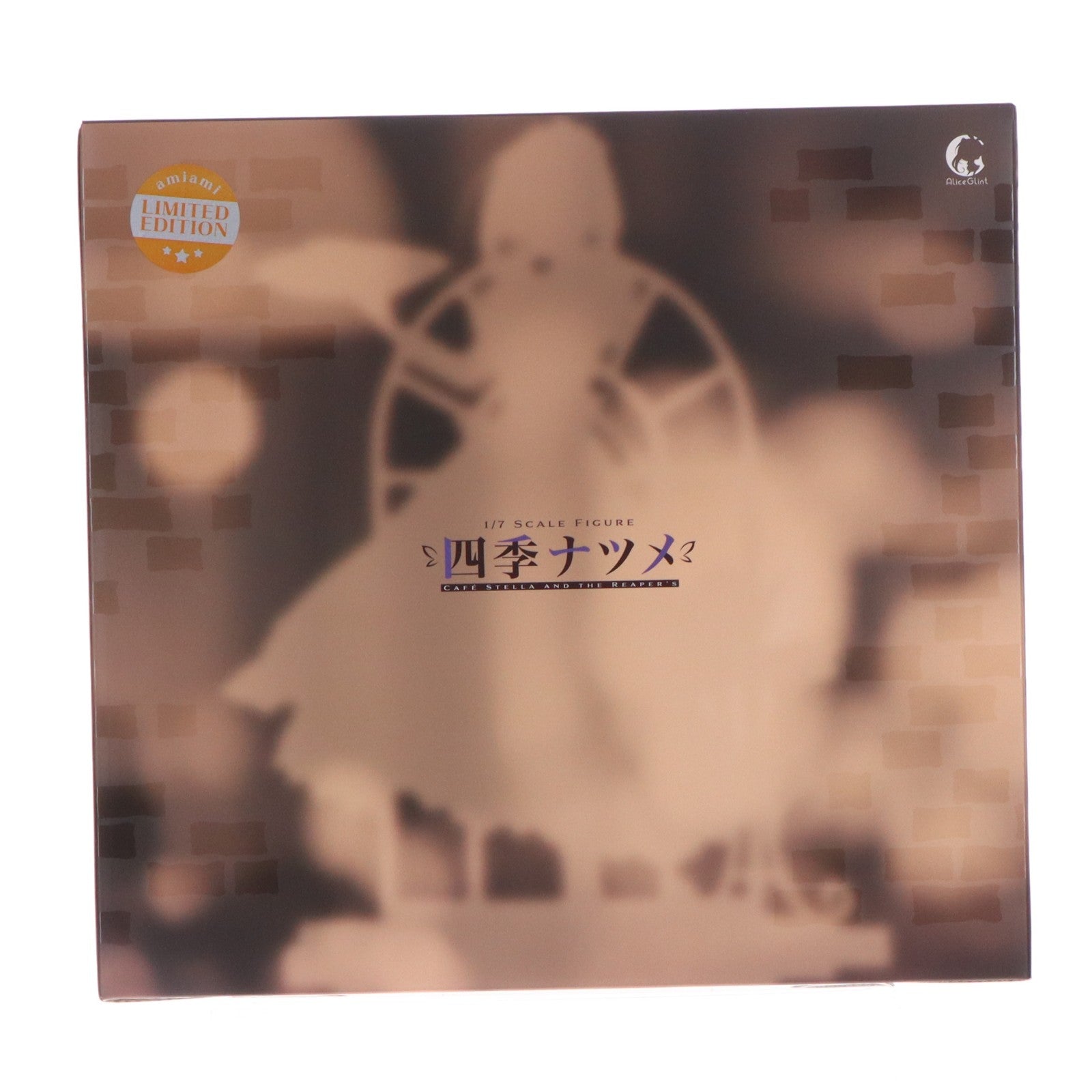 【中古即納】[FIG] 缶バッチ&笑顔パーツ付属 四季ナツメ(しきなつめ) あみあみ限定版 喫茶ステラと死神の蝶 1/7 完成品 フィギュア アリスグリント(20251220)