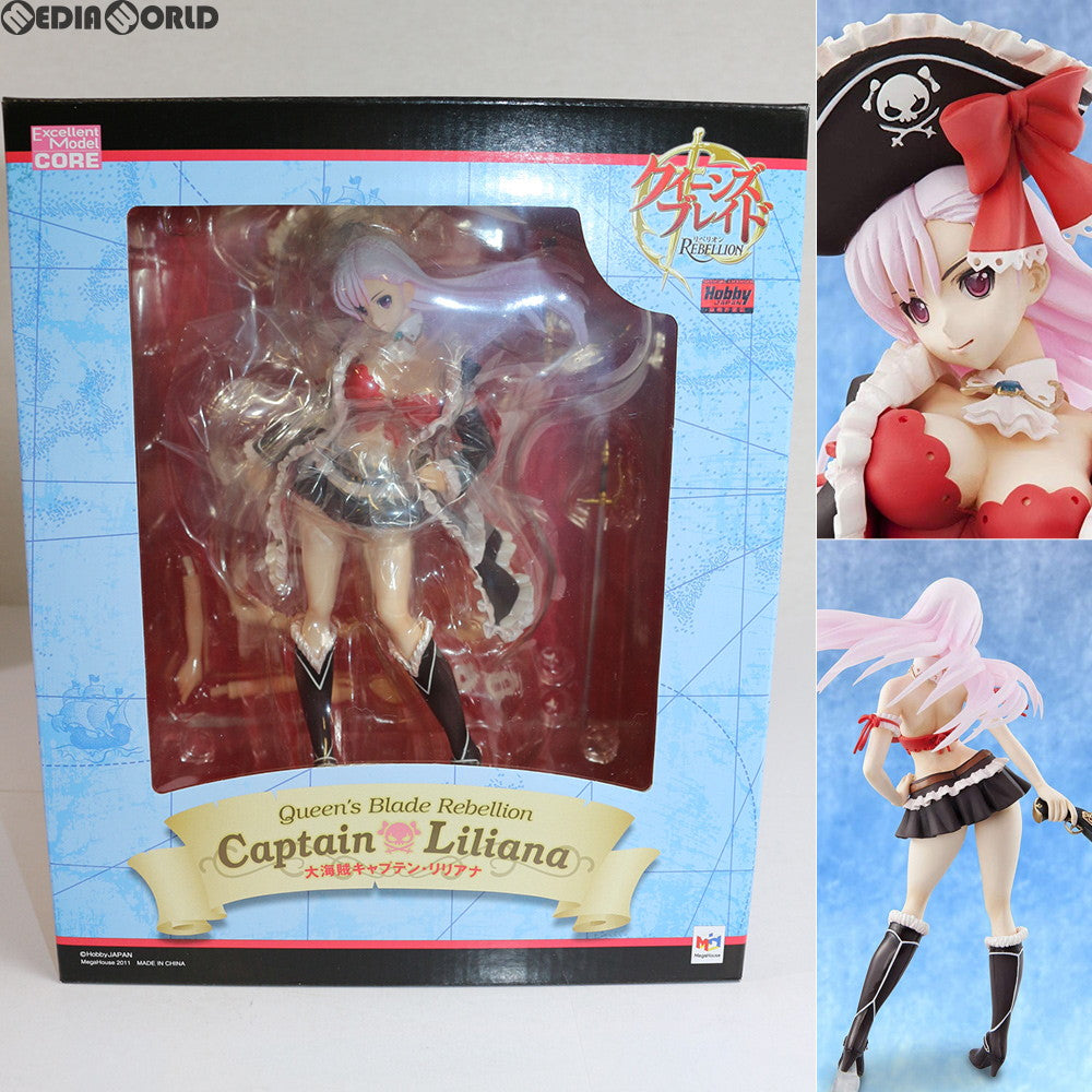 【中古即納】[FIG] エクセレントモデル CORE 大海賊キャプテン・リリアナ クイーンズブレイド リベリオンP-7 1/8 完成品 フィギュア メガハウス(20110825)