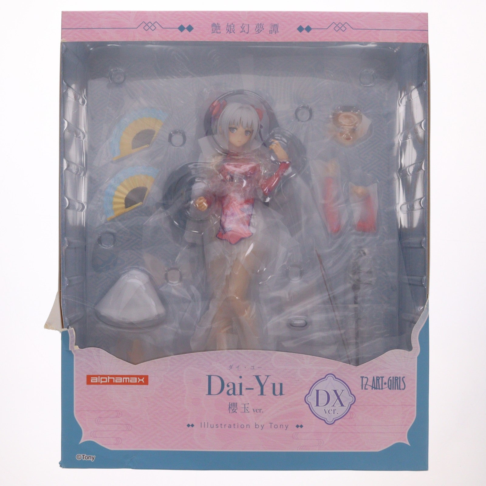 【中古即納】[FIG] ポストカード2枚付属 Dai-Yu ダイ・ユー illustration by Tony 櫻玉 DX Ver. 艶娘幻夢譚 1/6 完成品 フィギュア(AX-1174) SkyTube(スカイチューブ)(20221030)