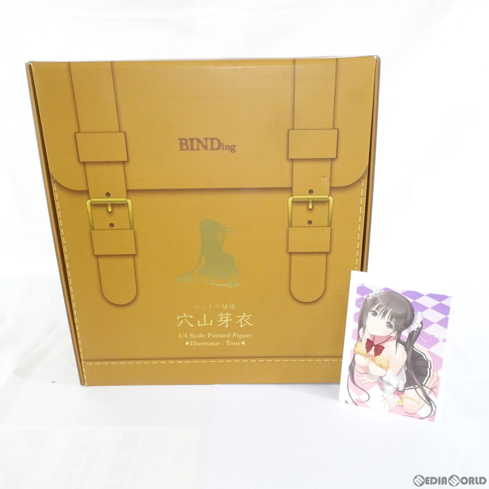 【中古即納】[FIG] ポストカード付属 穴山芽衣 ペットのM嬢 1/4 完成品 フィギュア ネイティブオンラインショップ&FANZA限定 BINDing(バインディング)/ネイティブ(20190630)