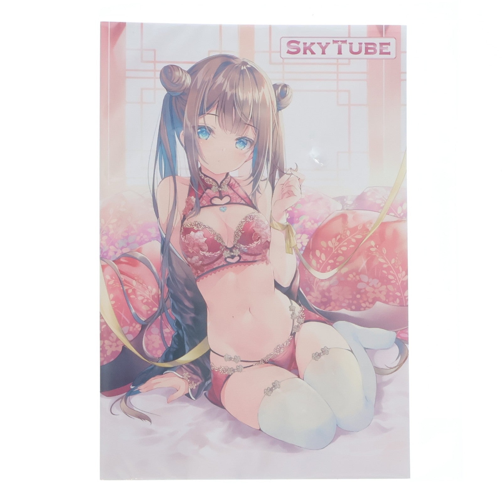 【中古即納】[FIG] ポストカード付属 チャイナ風下着あくまちゃん illustration by みわべさくら 1/6 完成品 フィギュア(AX-1170) SkyTube(スカイチューブ)(20230716)
