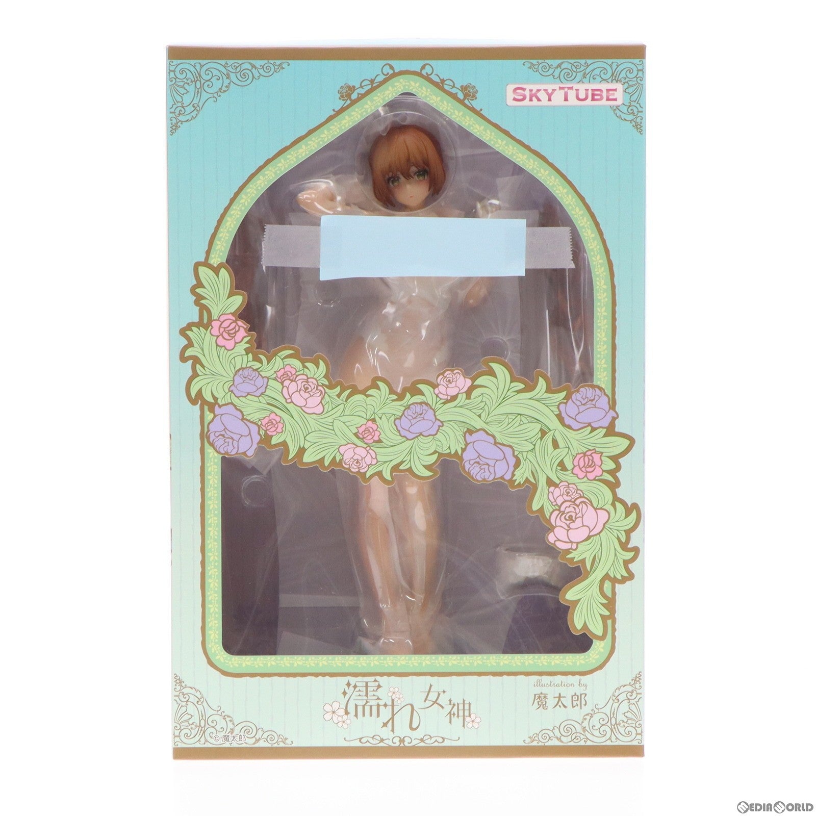 【中古即納】[FIG] ポストカード&あみあみ限定特典付属 濡れ女神 illustration by 魔太郎 1/6 完成品 フィギュア(AX-1150) SkyTube(スカイチューブ)(20230112)