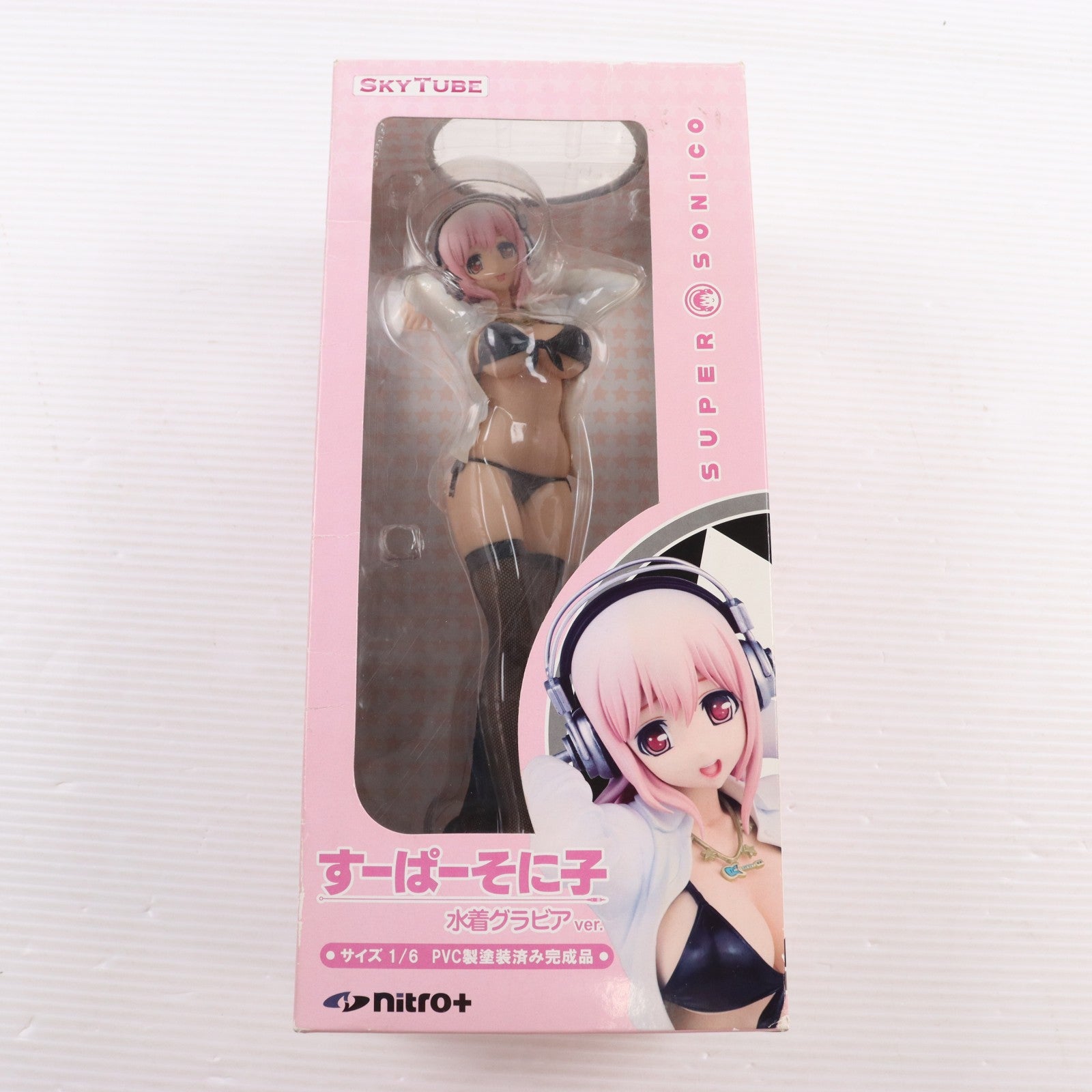 【中古即納】[FIG] すーぱーそに子 水着グラビアver. ソニコミ 1/6 完成品 フィギュア(AX-0075) SkyTube(スカイチューブ)(20120620)