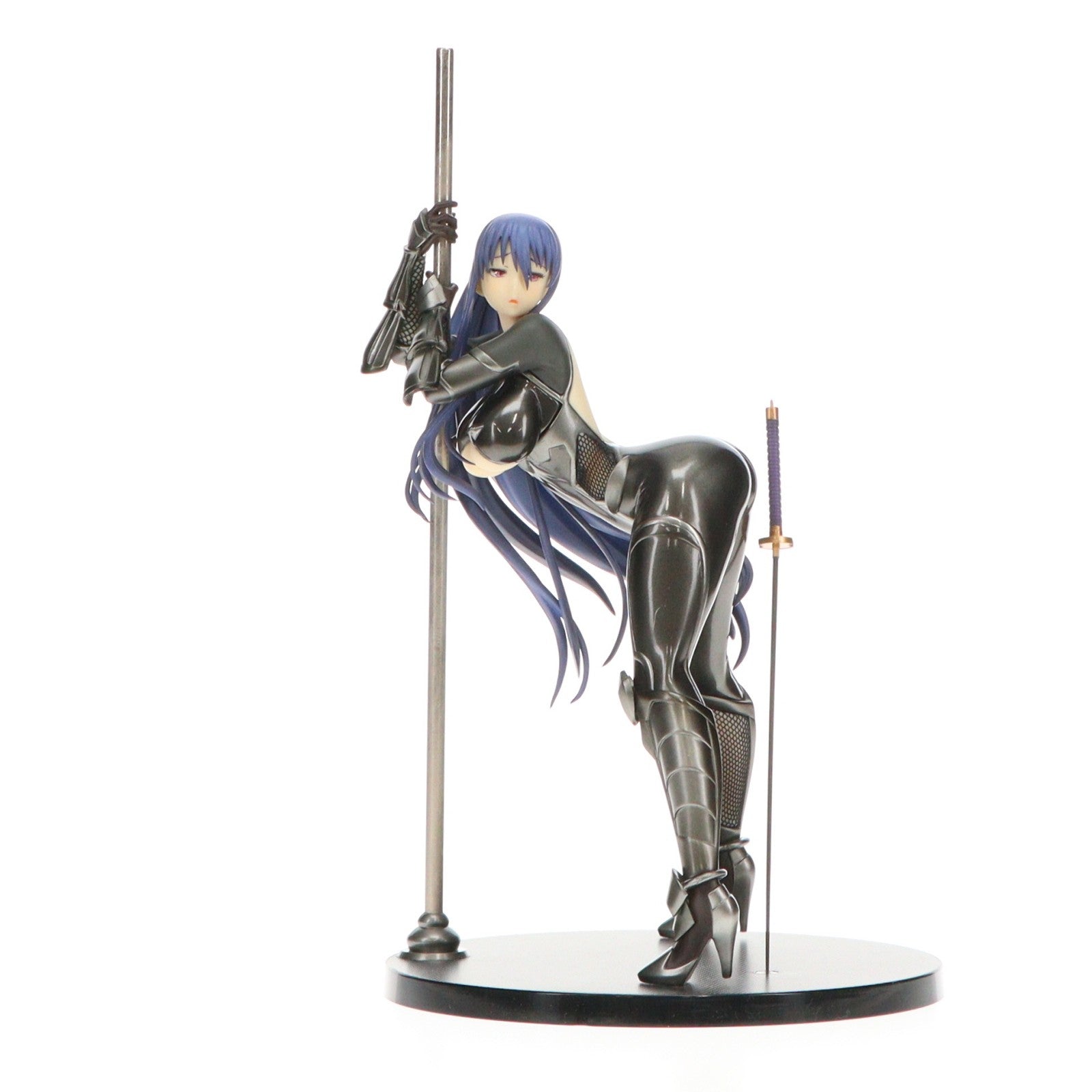 【中古即納】[FIG] 秋山凜子(あきやまりんこ) ポールダンスVer. 色替え版 対魔忍ユキカゼ2 1/7 完成品 フィギュア クイーンテッド(20210331)