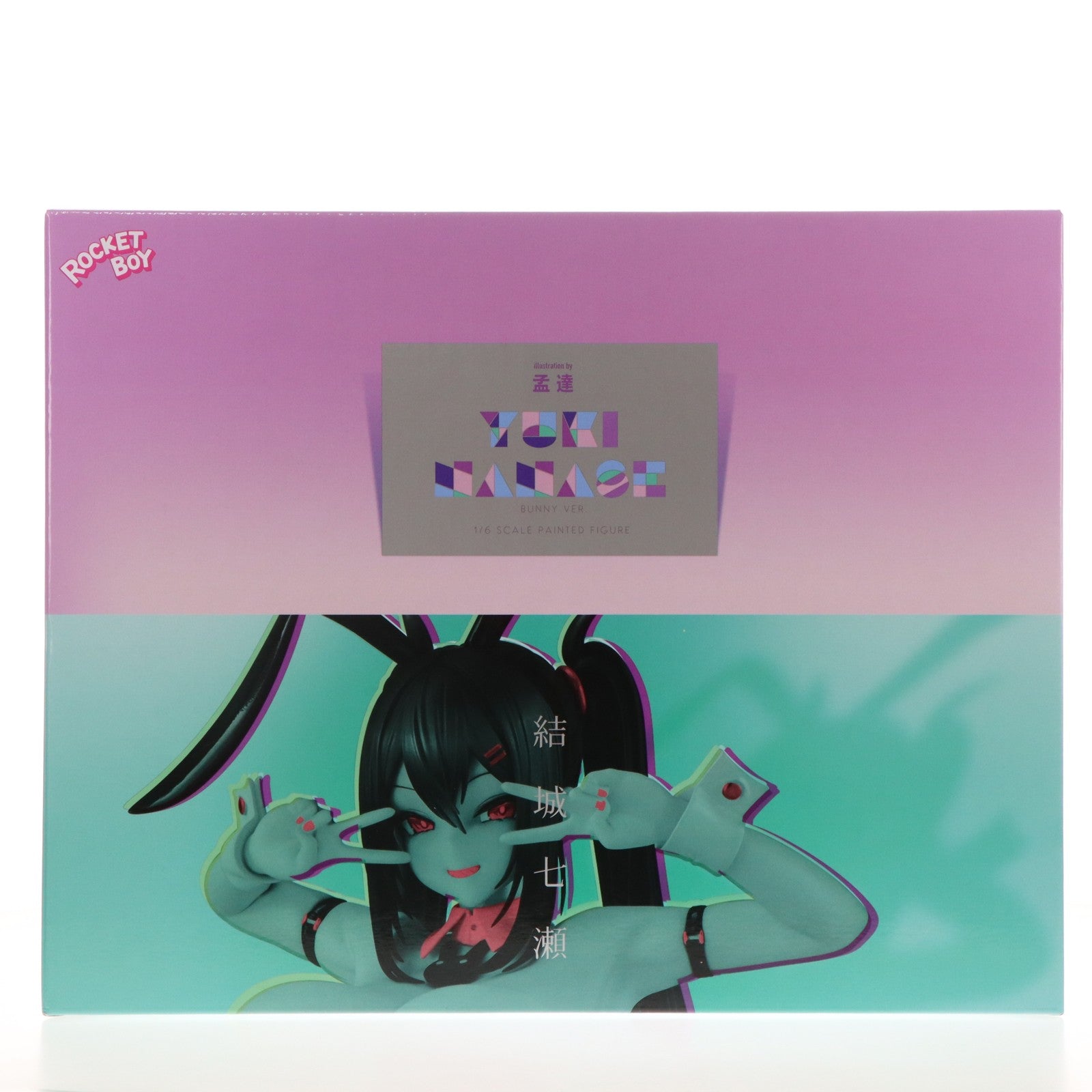 【中古即納】[FIG] ポストカード付属 ネイティブクリエイターズコレクション 結城七瀬(ゆうきななせ) バニーver. 孟達オリジナルイラスト 1/6 完成品 フィギュア ロケットボーイ/ネイティブ(20260530)