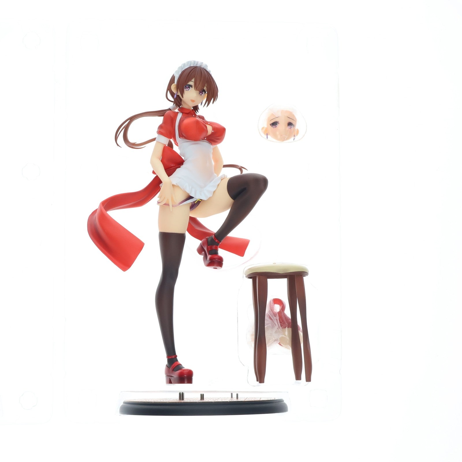 【中古即納】[FIG] STPオンラインショップ限定 破廉恥なメイドさん illustration by ゆらん 1/6 完成品 フィギュア(AX-1804) SkyTube(スカイチューブ)(20180731)