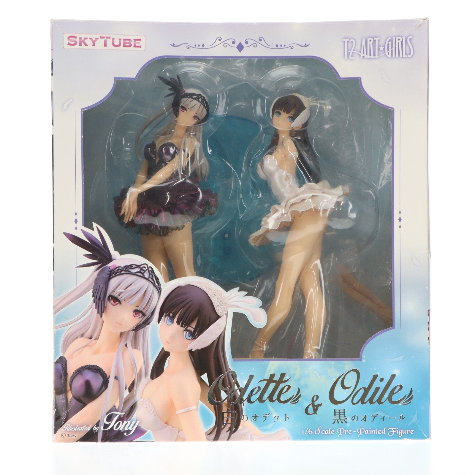 【中古即納】[FIG] セット特典無し 白のオデット&黒のオディール T2アート☆ガールズ 1/6 完成品 フィギュア(AX-1048) SkyTube(スカイチューブ)(20161028)