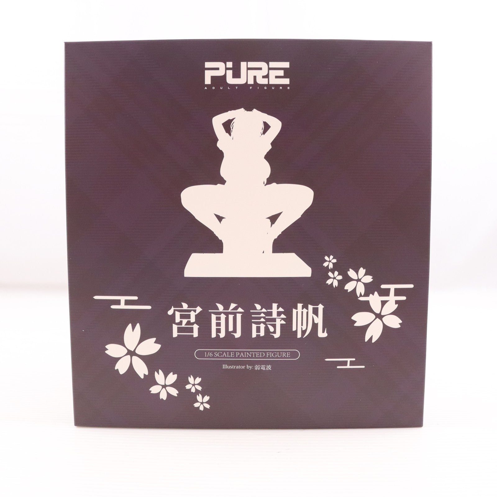 【中古即納】[FIG] 原画色紙&原画タペストリー付属 宮前詩帆(みやまえしほ) Illustrated by 弱電波 1/6 完成品 フィギュア PURE(ピュア)(20250430)