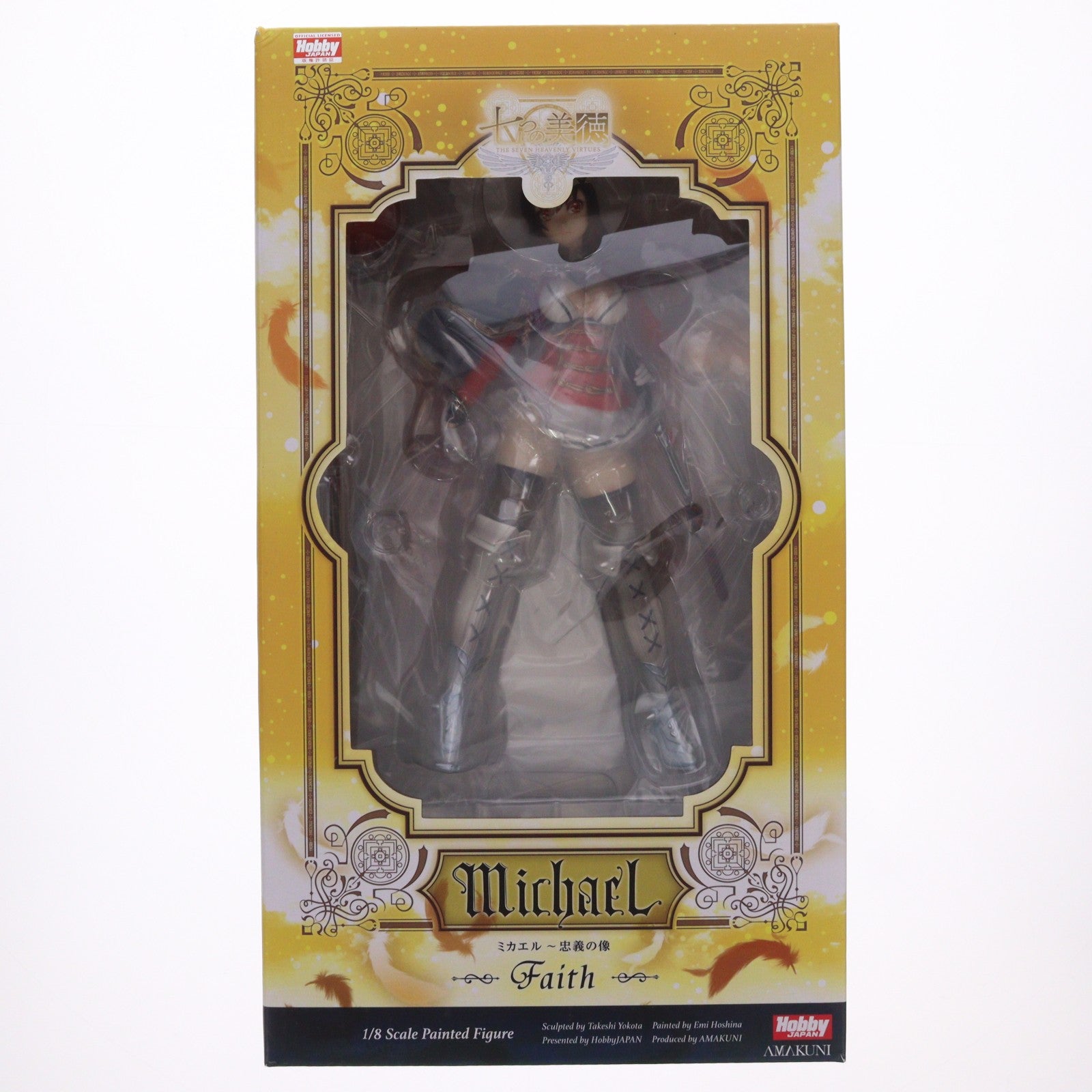 【中古即納】[FIG] ミカエル～忠義の像 通常版 七つの美徳 1/8 完成品 フィギュア 月刊ホビージャパン誌上通販&オンラインショップ限定 ホビージャパン/AMAKUNI(アマクニ)(20180331)
