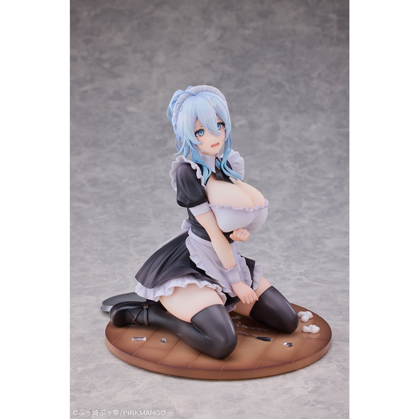 【中古即納】[FIG] 初回特典付属 未亡人の雪女 雪乃深冬(ゆきのみふゆ) メイドver. 特別Ver. 特典付き限定版 Original illust 1/6 完成品 フィギュア PinkMango(ピンクマンゴー)(20251031)