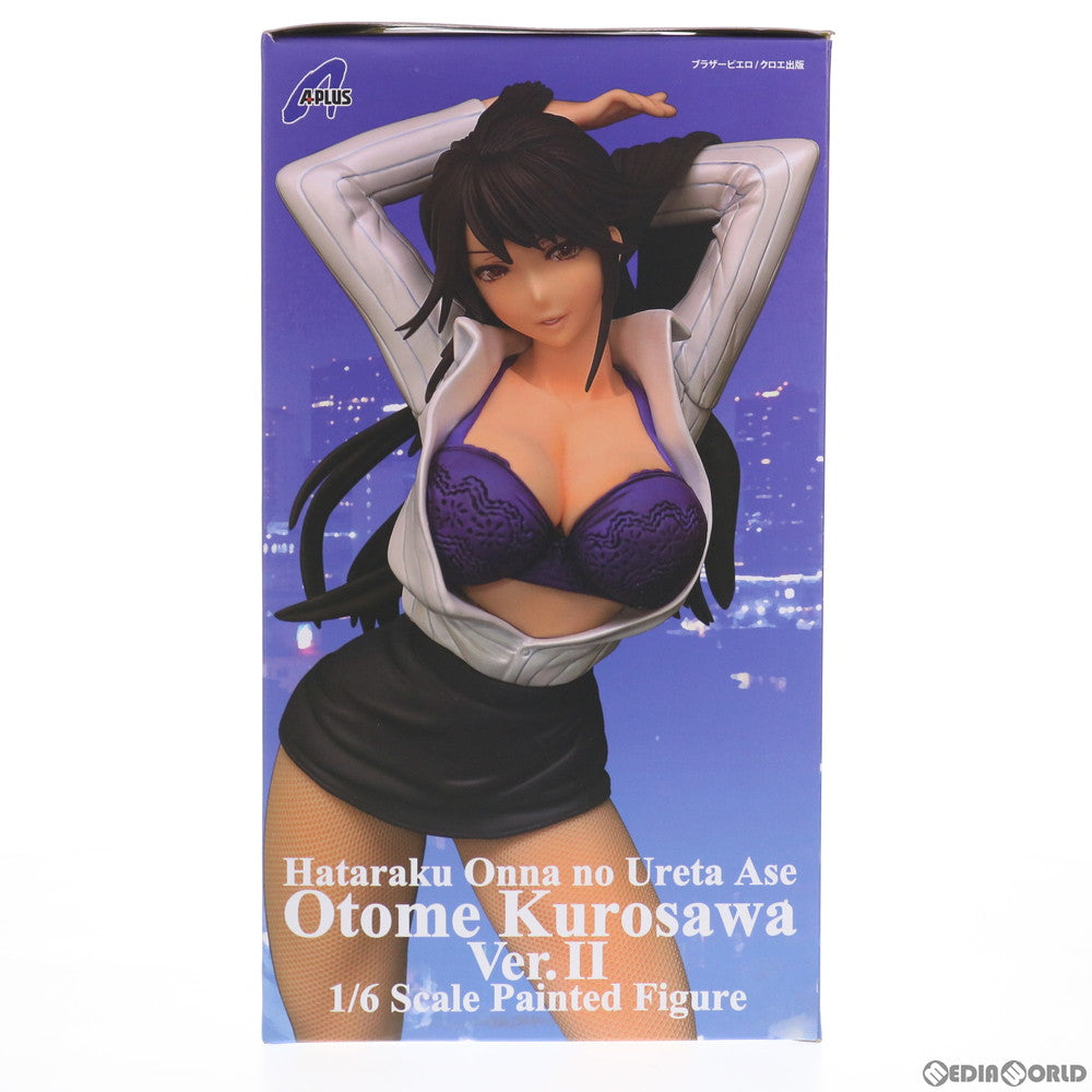 【中古即納】[FIG] 黒沢乙女(くろさわおとめ) Ver.II 働くオンナの熟れた汗 1/6 完成品 フィギュア A+(エイプラス)(20190131)