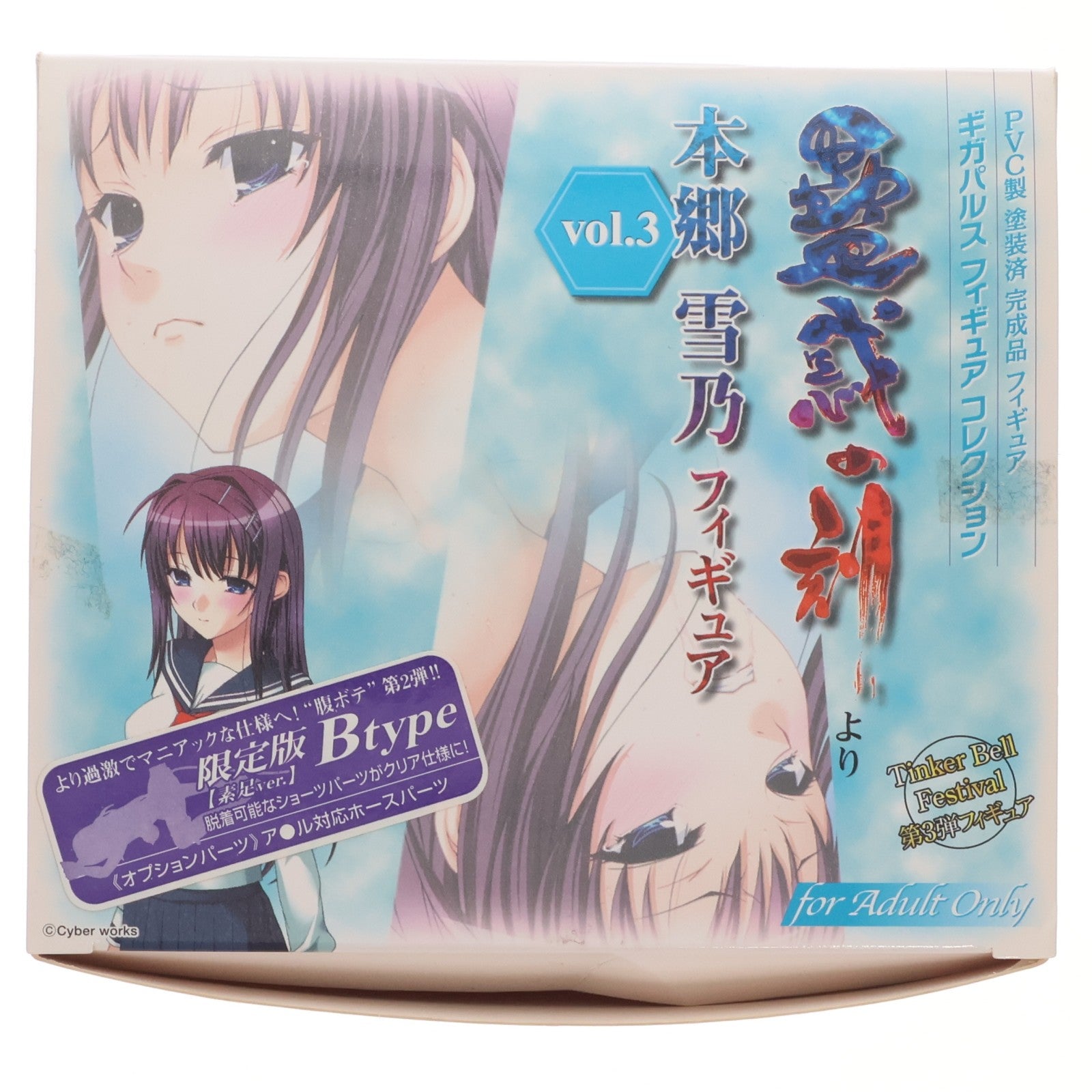 【中古即納】[FIG] ギガパルスフィギュアコレクション 本郷雪乃(ほんごうゆきの) vol.3 限定版Bタイプ 素足Ver. 蠱惑の刻 完成品 フィギュア ギガパルス(20100630)