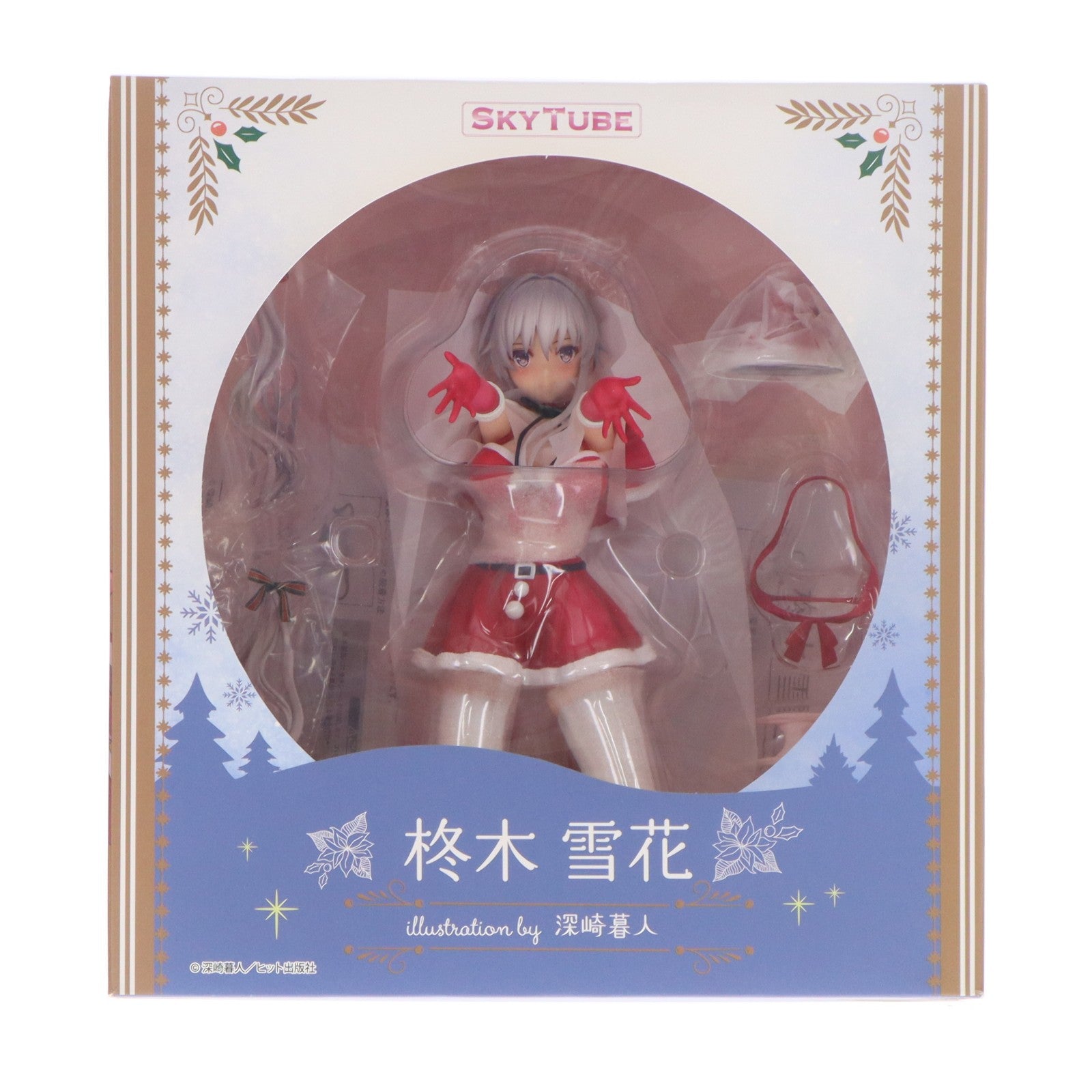 【中古即納】[FIG] ポストカード&あみあみ限定特典付属 柊木雪花(ひいらぎせつか) illustration by 深崎暮人 コミック阿吽 1/6 完成品 フィギュア(AX-1089) SkyTube(スカイチューブ)(20220630)