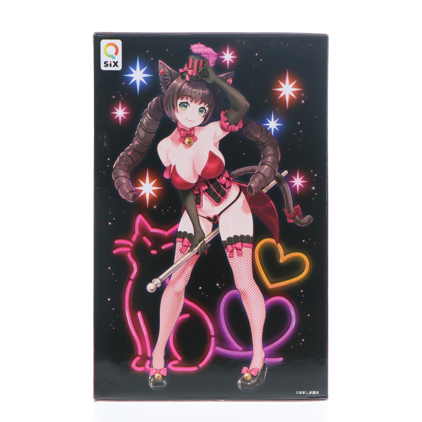 【中古即納】[FIG] バーレスクキャット ベル 黒猫ver. はましま薫夫オリジナルキャラクター 1/7 完成品 フィギュア Q-six(キューシックス)(20220220)