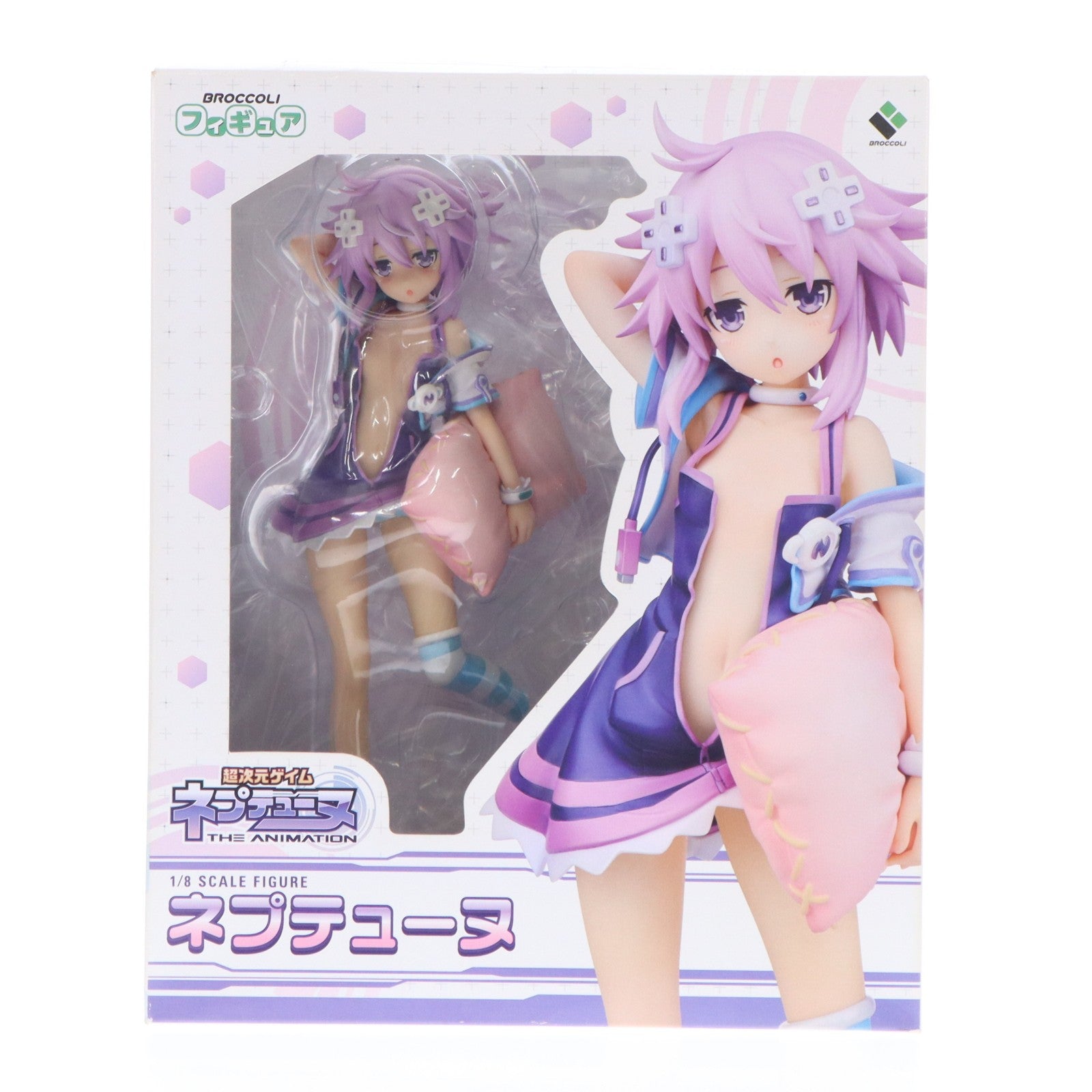 【中古即納】[FIG] ネプテューヌ 超次元ゲイム ネプテューヌ 1/8 完成品 フィギュア ブロッコリー(20170728)