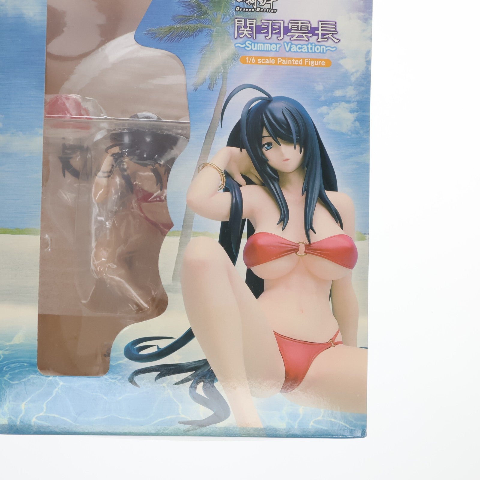 【中古即納】[FIG] 関羽雲長(かんううんちょう) Summer Vacation ver. 一騎当千 Dragon Destiny(ドラゴンディスティニー) 1/6 完成品 フィギュア(PVC34) オーキッドシード(20080731)