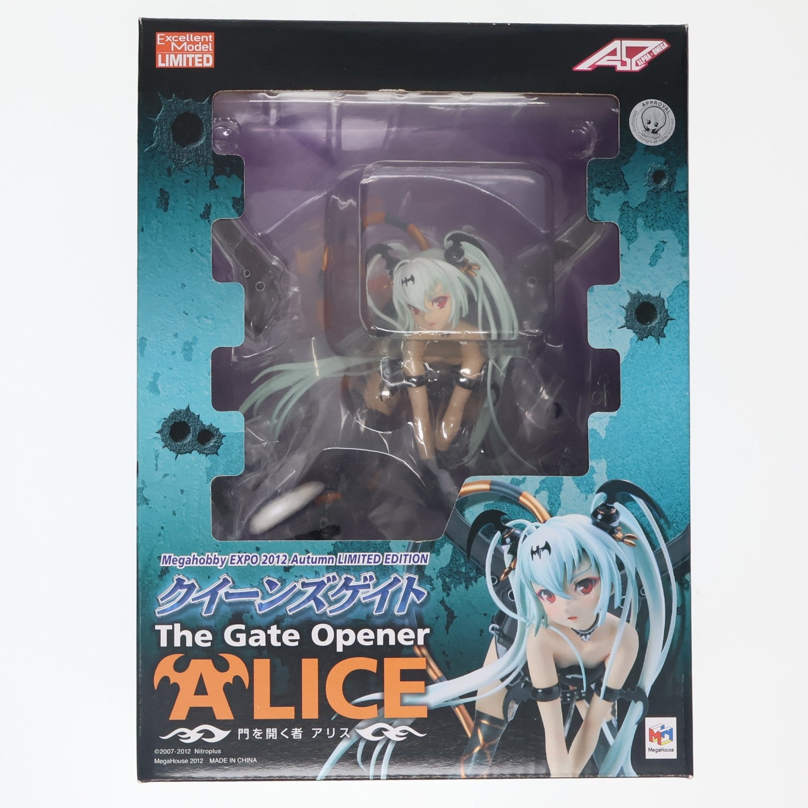 【中古即納】[FIG] 下敷き付属 エクセレントモデル LIMITED 門を開く者アリス メガホビEXPO2012 Autumn LIMITED EDITION クイーンズゲイト 1/8 完成品 フィギュア メガハウス(20121125)