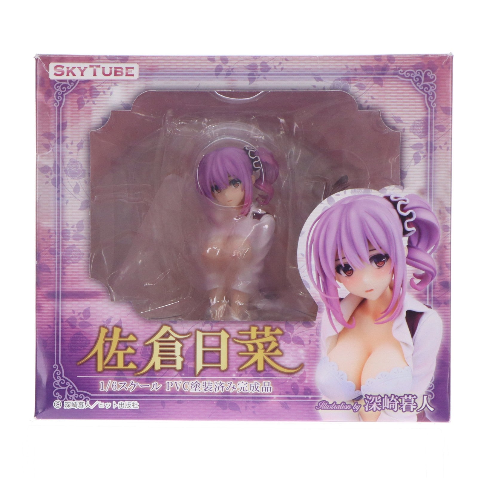 【中古即納】[FIG] 佐倉日菜(さくらひな) illustration by 深崎暮人(みさきくれひと) コミック阿吽 1/6 完成品 フィギュア(AX-1044) SkyTube(スカイチューブ)(20161223)