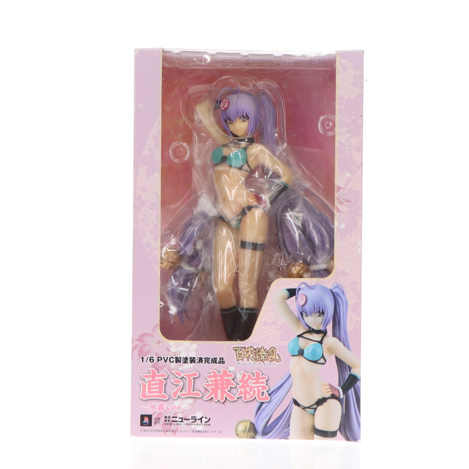 【中古即納】[FIG] 直江兼続-水着ver.(なおえかねつぐ) 百花繚乱サムライブライド 1/6 完成品 フィギュア ニューライン(20140629)