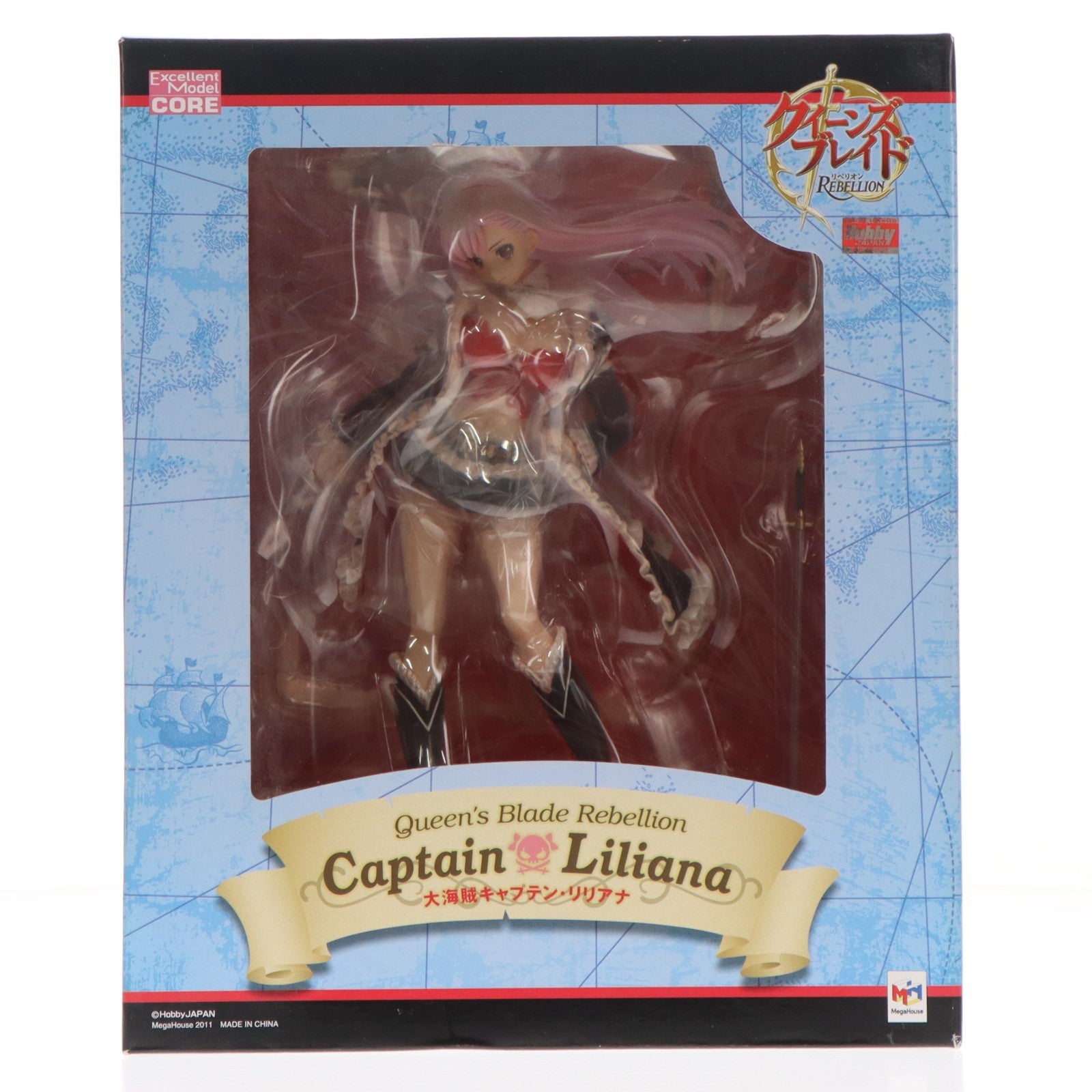 【中古即納】[FIG] エクセレントモデル CORE 大海賊キャプテン・リリアナ クイーンズブレイド リベリオンP-7 1/8 完成品 フィギュア メガハウス(20110825)