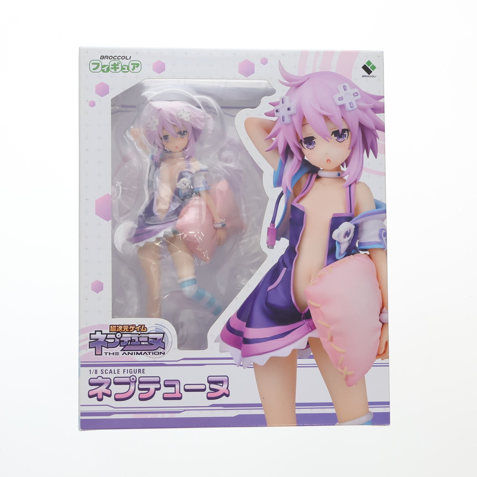 【中古即納】[FIG] ネプテューヌ 超次元ゲイム ネプテューヌ 1/8 完成品 フィギュア ブロッコリー(20170728)