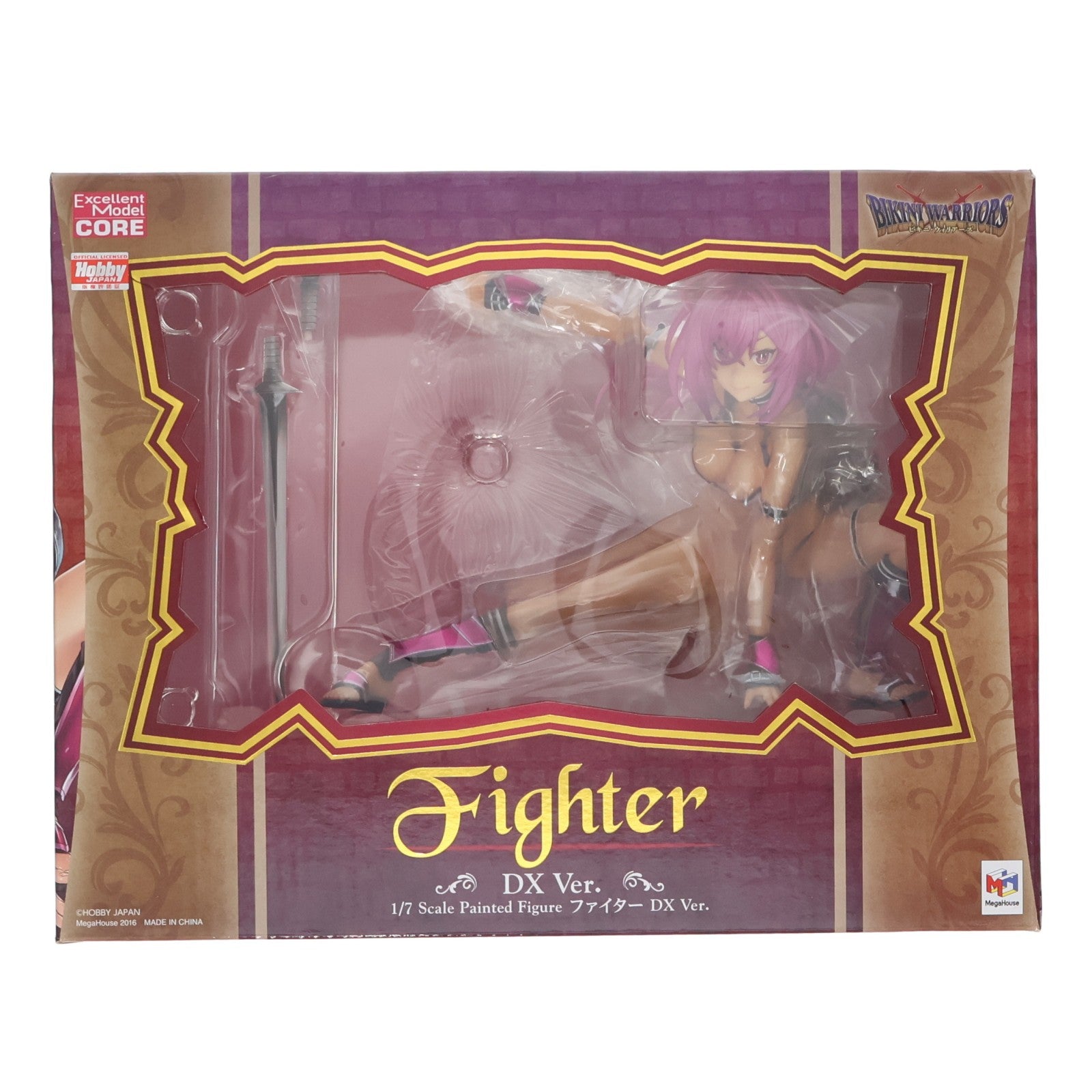 【中古即納】[FIG] 初回限定封入特典付 エクセレントモデル CORE ファイター DX Ver. ビキニ・ウォリアーズ 1/7 完成品 フィギュア メガハウス(20160131)