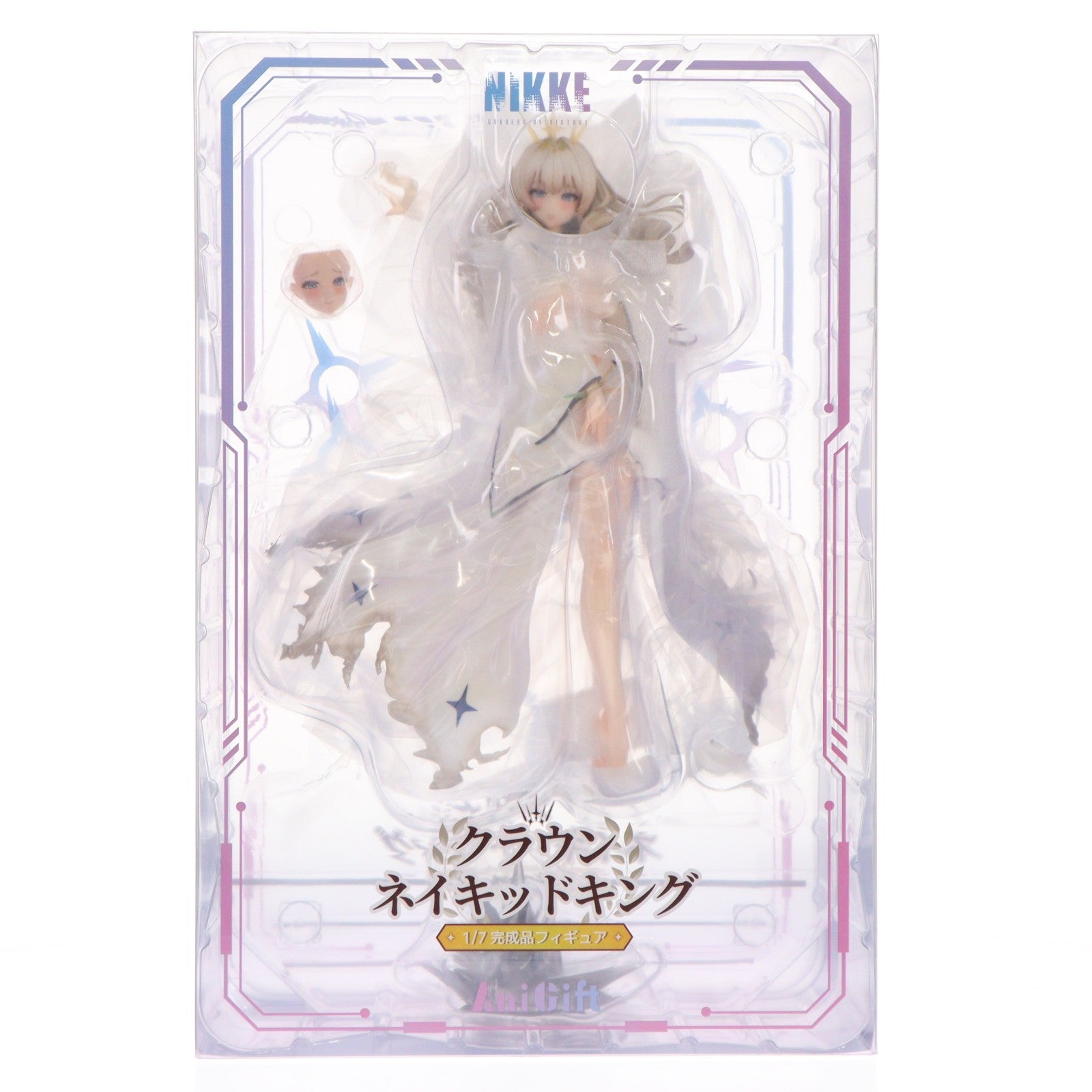 【中古即納】[FIG] あみあみ限定特典付属 クラウン-ネイキッドキング 勝利の女神:NIKKE(ニケ) 1/7 完成品 フィギュア AniGift(アニギフト)(20260528)