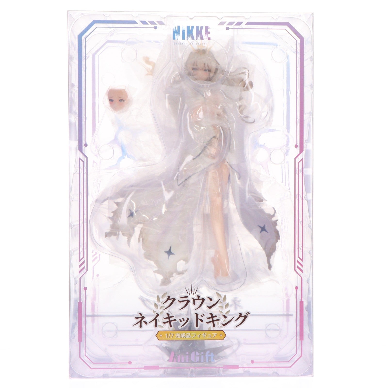 【中古即納】[FIG] あみあみ限定特典付属 クラウン-ネイキッドキング 勝利の女神:NIKKE(ニケ) 1/7 完成品 フィギュア AniGift(アニギフト)(20260528)