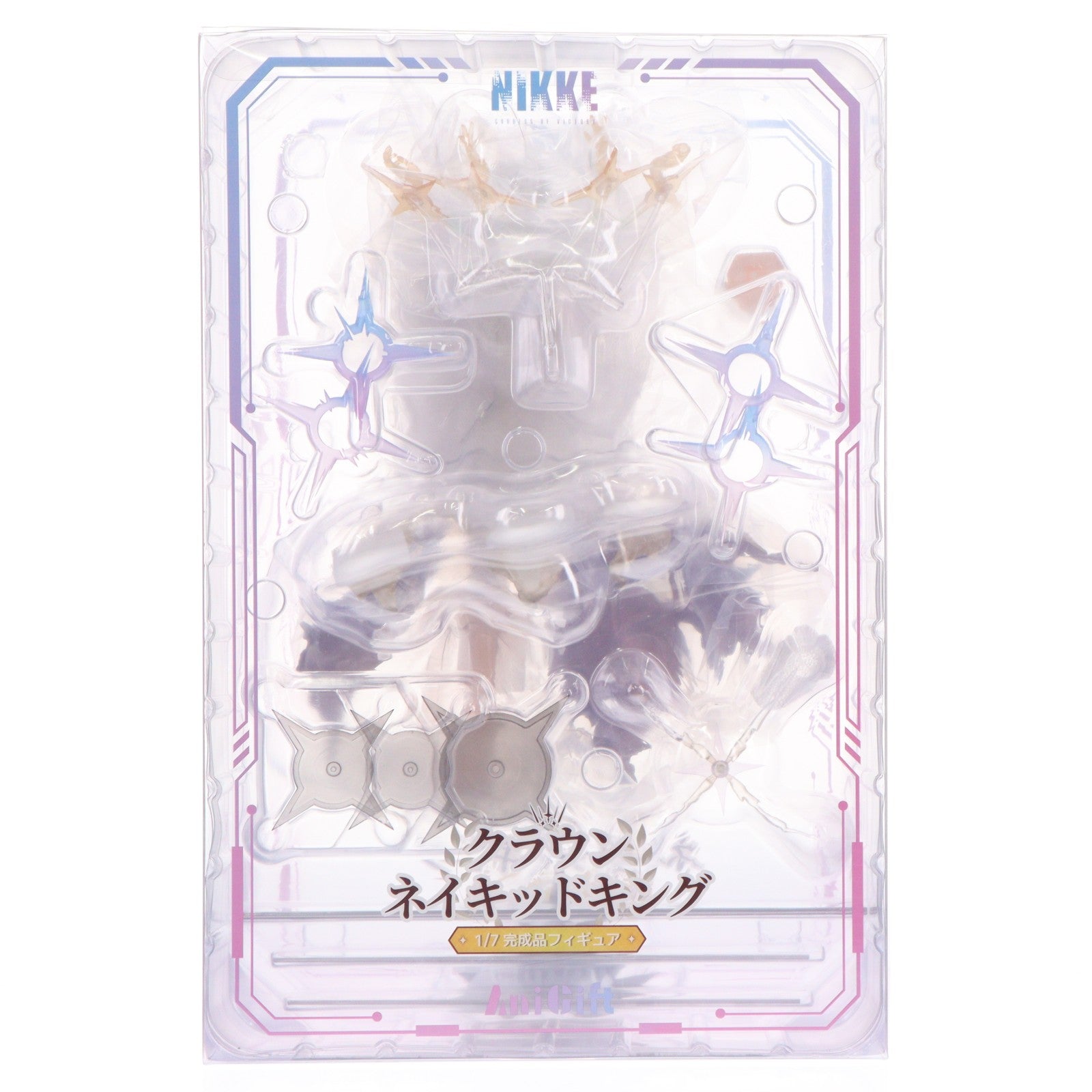 【中古即納】[FIG] あみあみ限定特典付属 クラウン-ネイキッドキング 勝利の女神:NIKKE(ニケ) 1/7 完成品 フィギュア AniGift(アニギフト)(20260528)