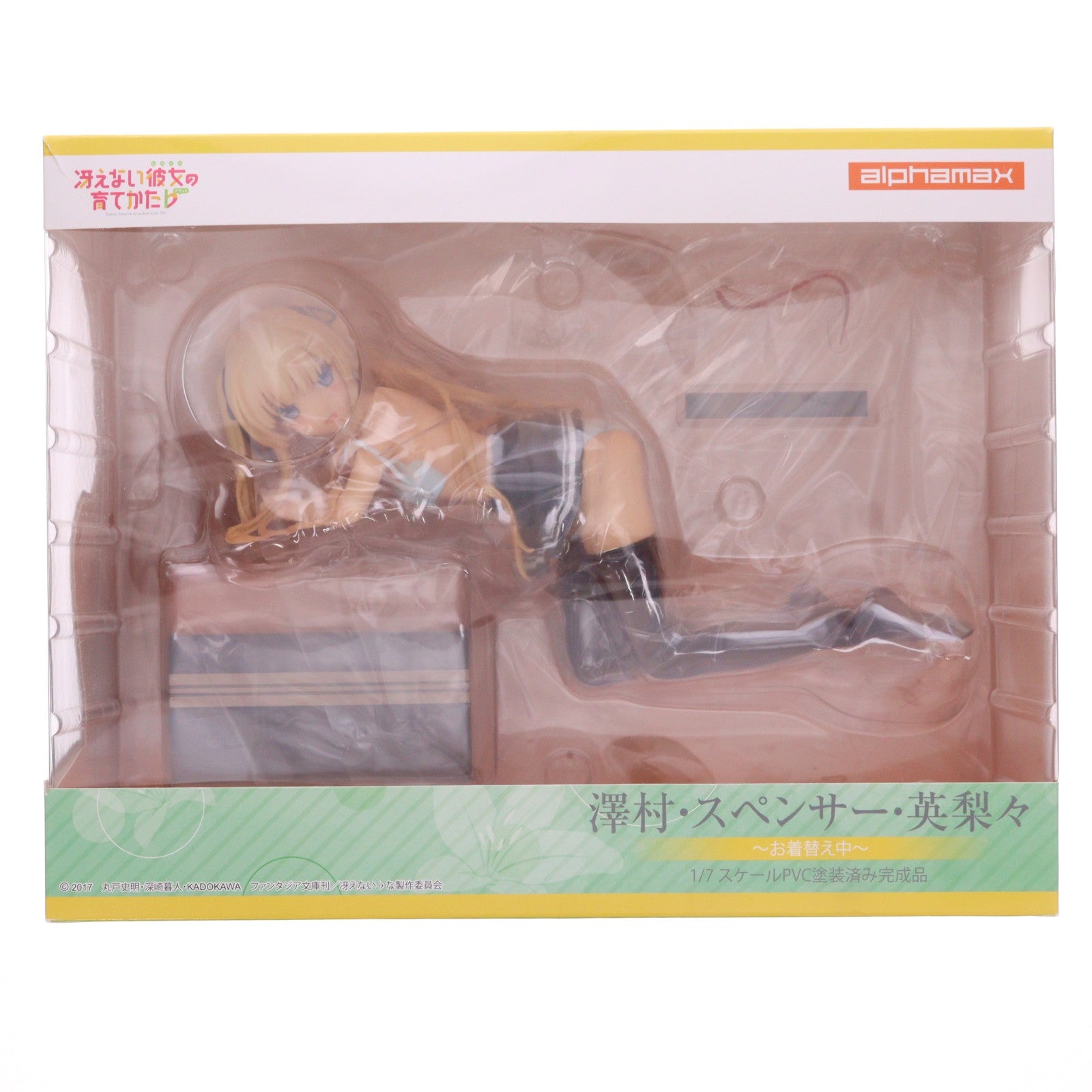 【中古即納】[FIG] 澤村・スペンサー・英梨々(さわむら・スペンサー・えりり) ～お着替え中～ 冴えない彼女の育てかた♭ 1/7 完成品 フィギュア(AX-0160) アルファマックス(20180824)