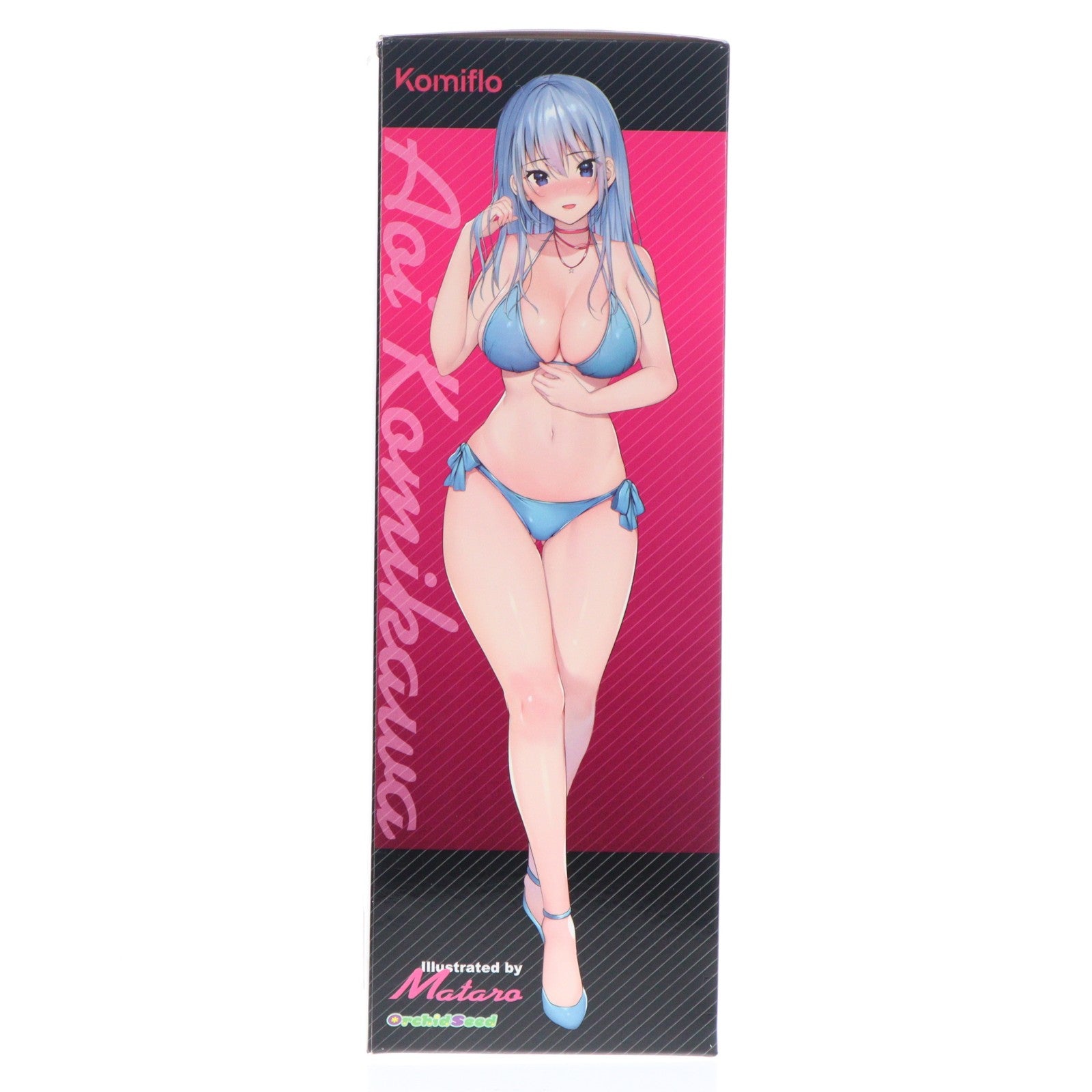 【中古即納】[FIG] Komiflo イメージキャラクター 古見川葵(こみかわあおい) illustrated by 魔太郎 1/6 完成品 フィギュア(PVC248) オーキッドシード(20230422)