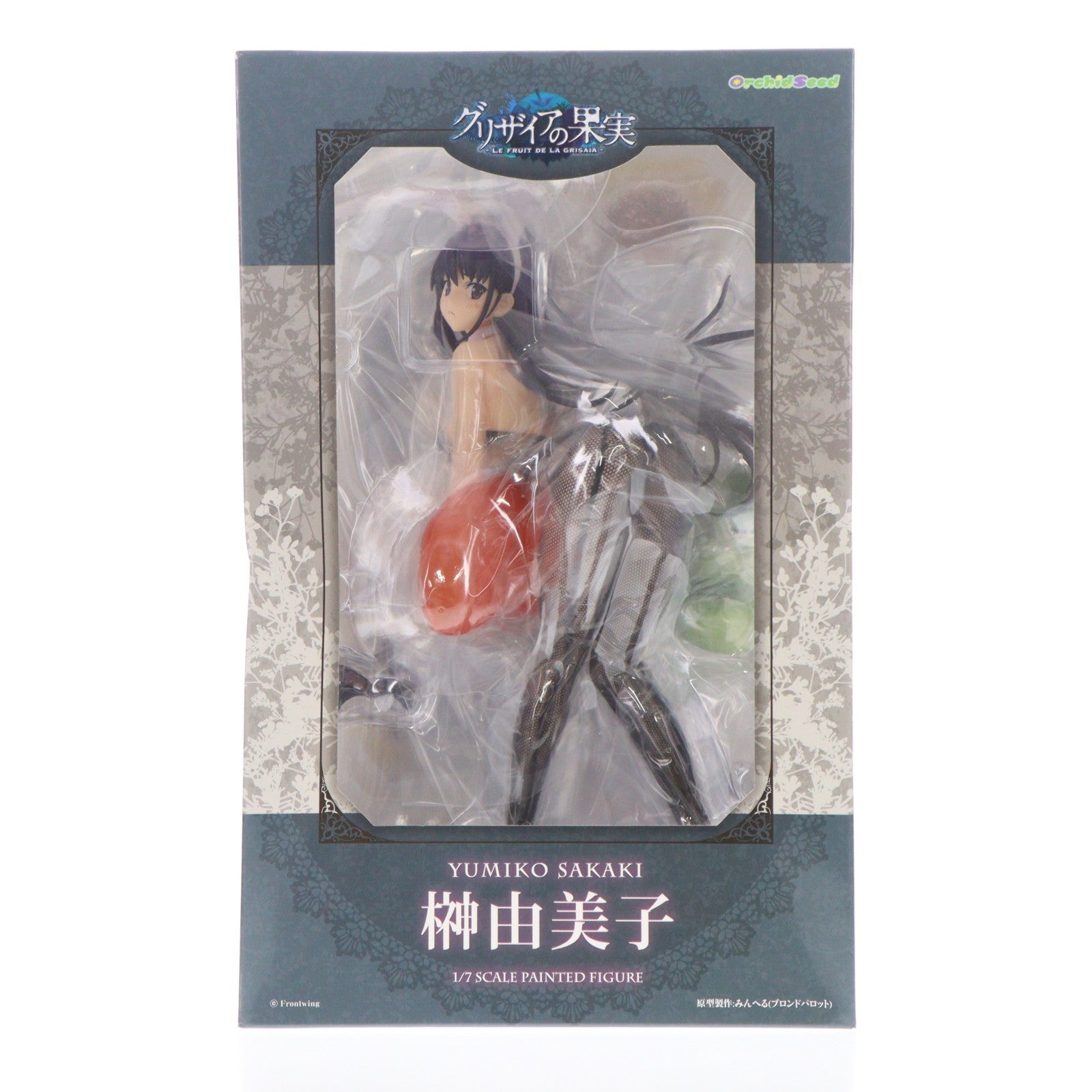 【中古即納】[FIG] 榊由美子(さかきゆみこ) グリザイアの果実 1/7 完成品 フィギュア(PVC151) オーキッドシード(20160423)