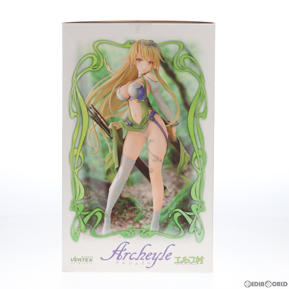 【中古即納】[FIG] (再販) あみあみ限定特典3種付属 エルフ村 第1村人 アルシェイル アンテナショップ限定版 1/6 完成品 フィギュア ヴェルテクス(20200731)