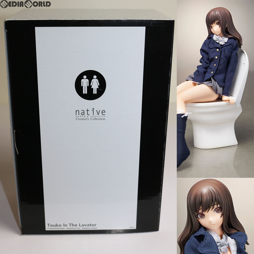 【中古即納】[FIG] ポストカード付属 ネイティブオンラインショップ限定 トイレの陶子さん(とうこさん) Tonyオリジナルキャラクター 1/7 完成品 フィギュア ネイティブ(20150110)