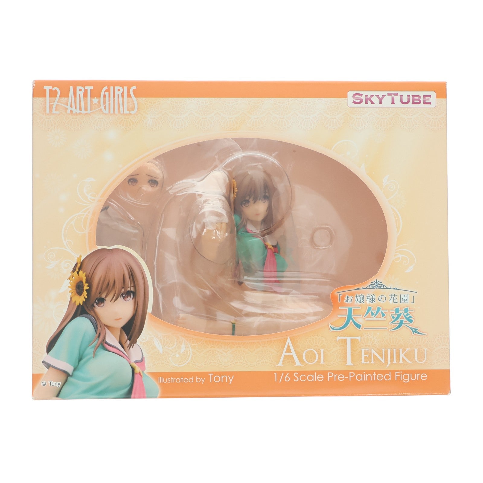 【中古即納】[FIG] ポストカード無し T2アート☆ガールズ お嬢様の花園 天竺葵(てんじくあおい) 1/6 完成品 フィギュア SkyTube(スカイチューブ)(20161001)