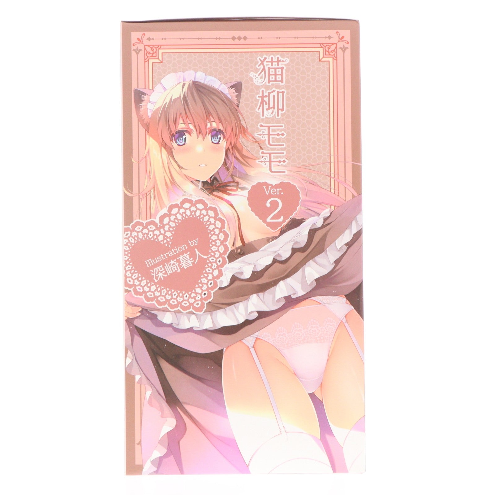 【中古即納】[FIG] あみあみ限定特典&ポストカード付属 猫柳モモ(ねこやなぎもも) Ver.2 illustration by 深崎暮人(みさきくれひと) コミック阿吽 1/6 完成品 フィギュア(AX-1079) SkyTube(スカイチューブ)(20230827)