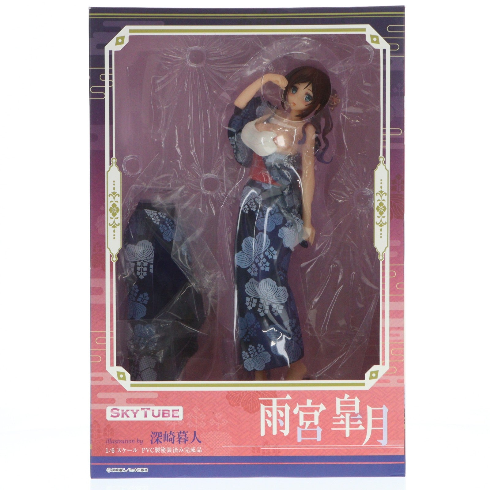 【中古即納】[FIG] ポストカード無し 雨宮皐月(あまみやさつき) illustration by 深崎暮人(みさきくれひと) コミック阿吽 1/6 完成品 フィギュア(AX-1068) SkyTube(スカイチューブ)(20190317)