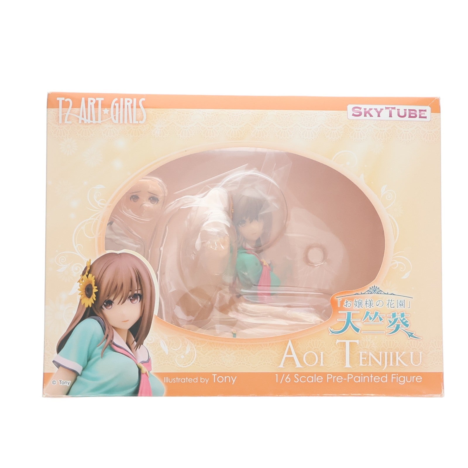 【中古即納】[FIG] ポストカード無し T2アート☆ガールズ お嬢様の花園 天竺葵(てんじくあおい) 1/6 完成品 フィギュア SkyTube(スカイチューブ)(20161001)