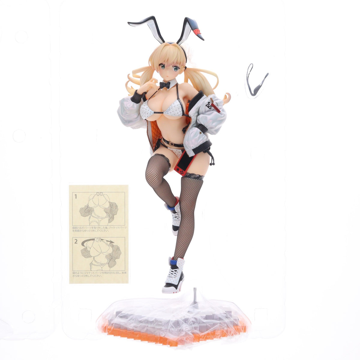【中古即納】[FIG] ポストカード付属 宇佐田みみ(うさだみみ) illustration by saitom 1/6 完成品 フィギュア(AX-1135) SkyTube(スカイチューブ)(20210910)