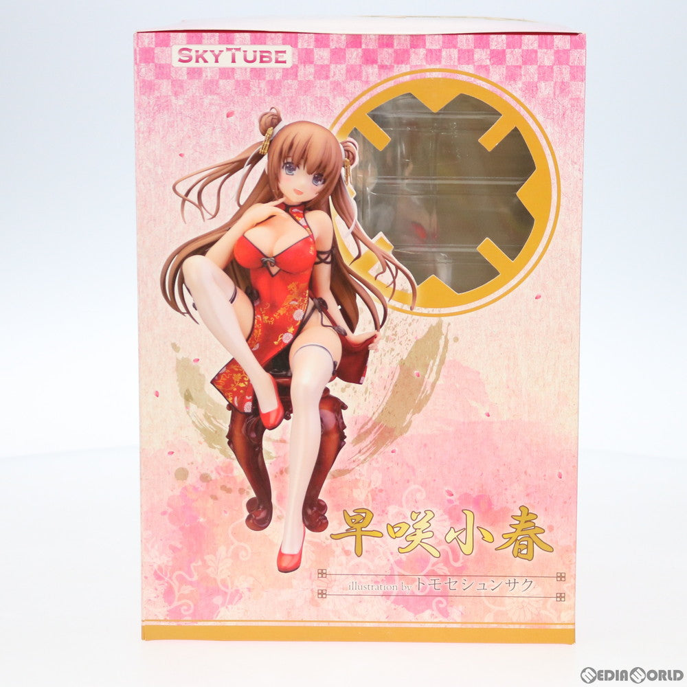 【中古即納】[FIG] ポストカード&あみあみ限定特典付属 早咲小春(はやさきこはる) Illustration by トモセシュンサク 1/6 完成品 フィギュア(AX-1085) SkyTube(スカイチューブ)(20200212)