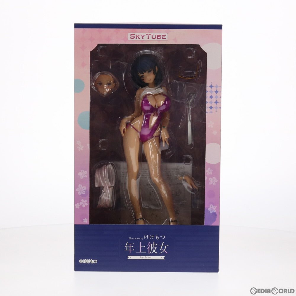 【中古即納】[FIG] 年上彼女 Purple ver. illustration by けけもつ 1/6 完成品 フィギュア(AX-1181) SkyTube(スカイチューブ)(20210226)