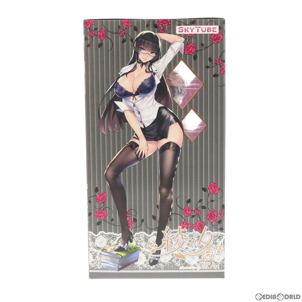 【中古即納】[FIG] ポストカード2枚付属 綾女(あやめ) illustration by ばん! 1/6 完成品 フィギュア(AX-1122) SkyTube(スカイチューブ)(20200112)