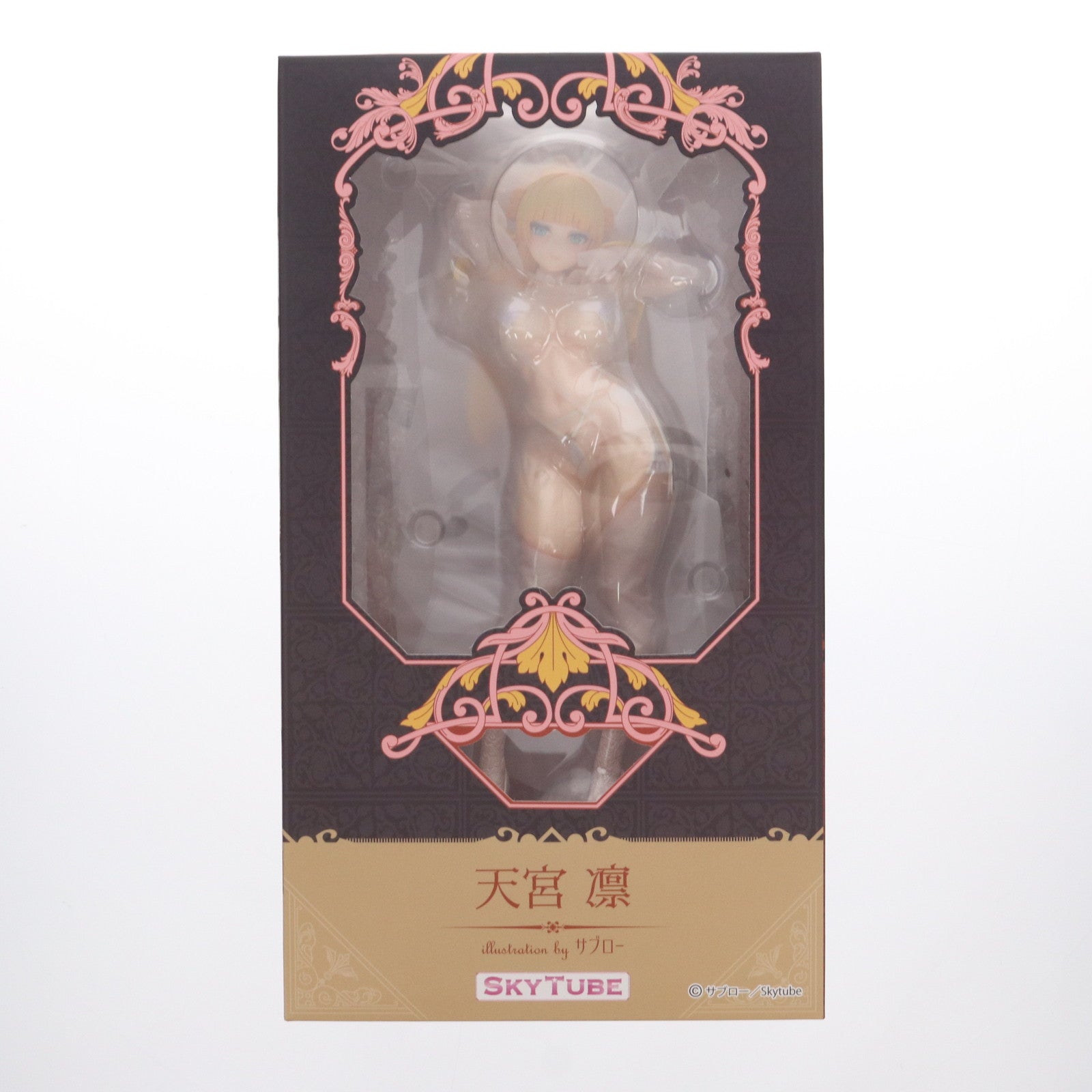 【中古即納】[FIG] ポストカード2枚&あみあみ限定特典付属 天宮凛(あまみやりん) illustration by サブロー 1/6 完成品 フィギュア(AX-1134) SkyTube(スカイチューブ)(20231220)