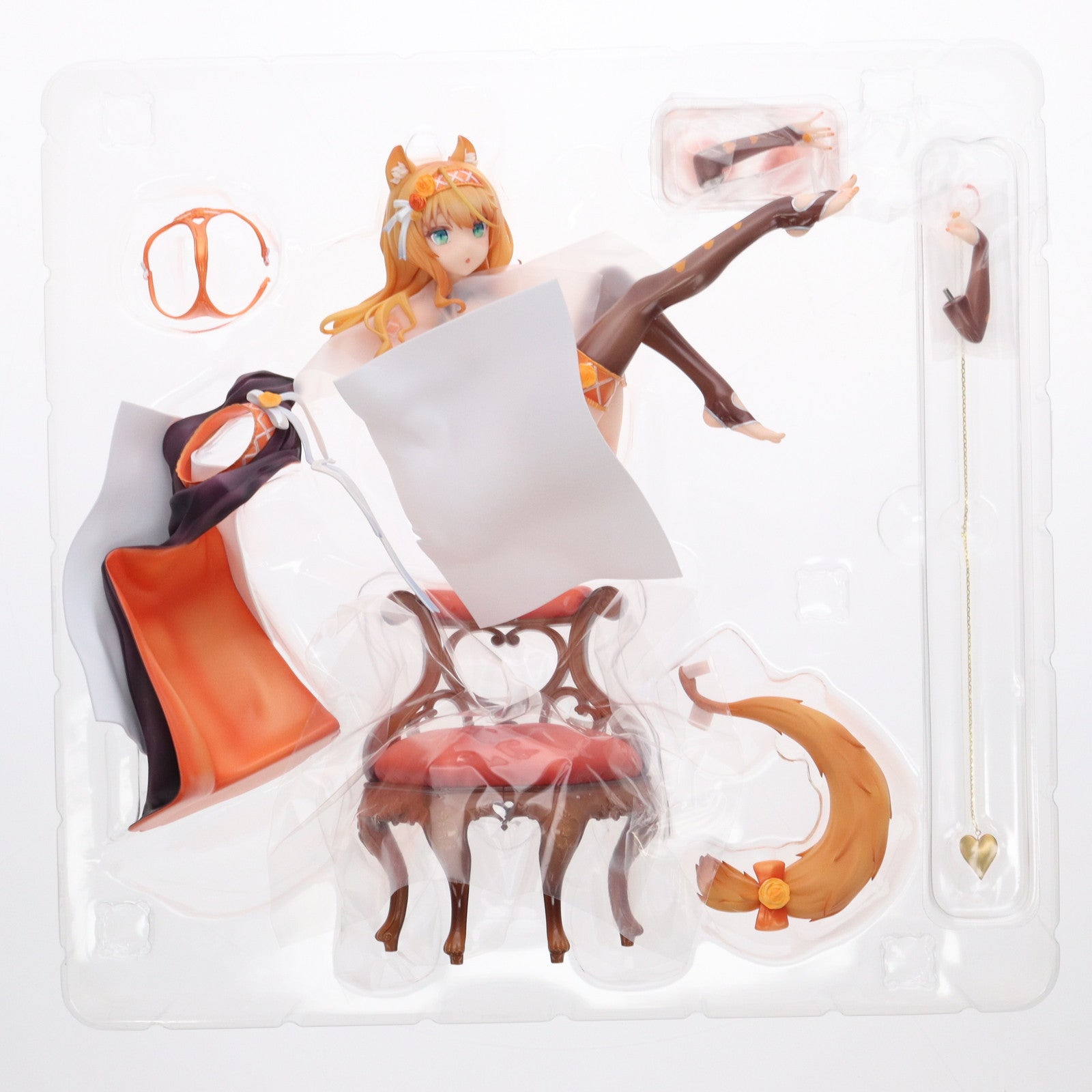 【中古即納】[FIG] ポストカード付属 キャラクターズセレクション メイプル ネコぱら 1/7 完成品 フィギュア ネイティブオンラインショップ&FANZA限定 ネイティブ(20240731)