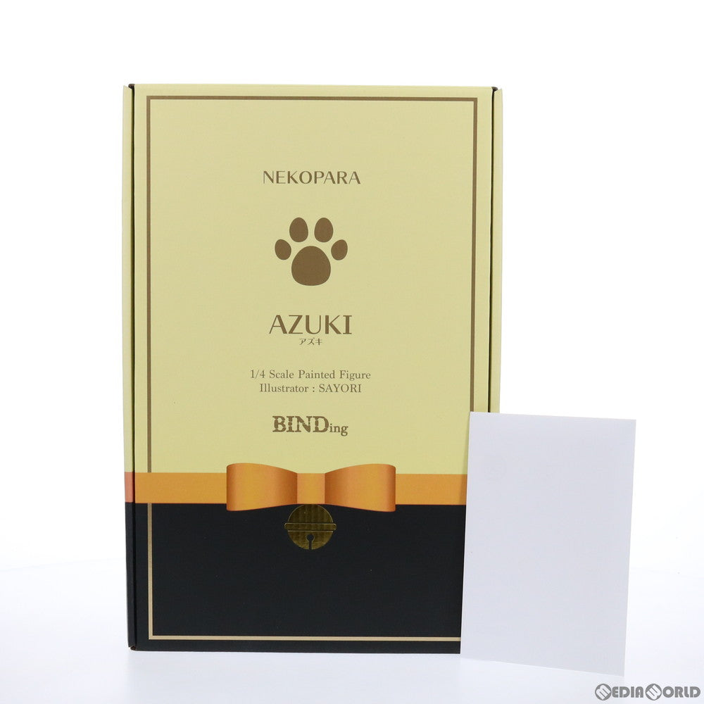 【中古即納】[FIG] ポストカード付属 ネイティブキャラクターズセレクション アズキ ネコぱら 1/4 完成品 フィギュア ネイティブオンラインショップ&FANZA限定 BINDing(バインディング)/ネイティブ(20200620)