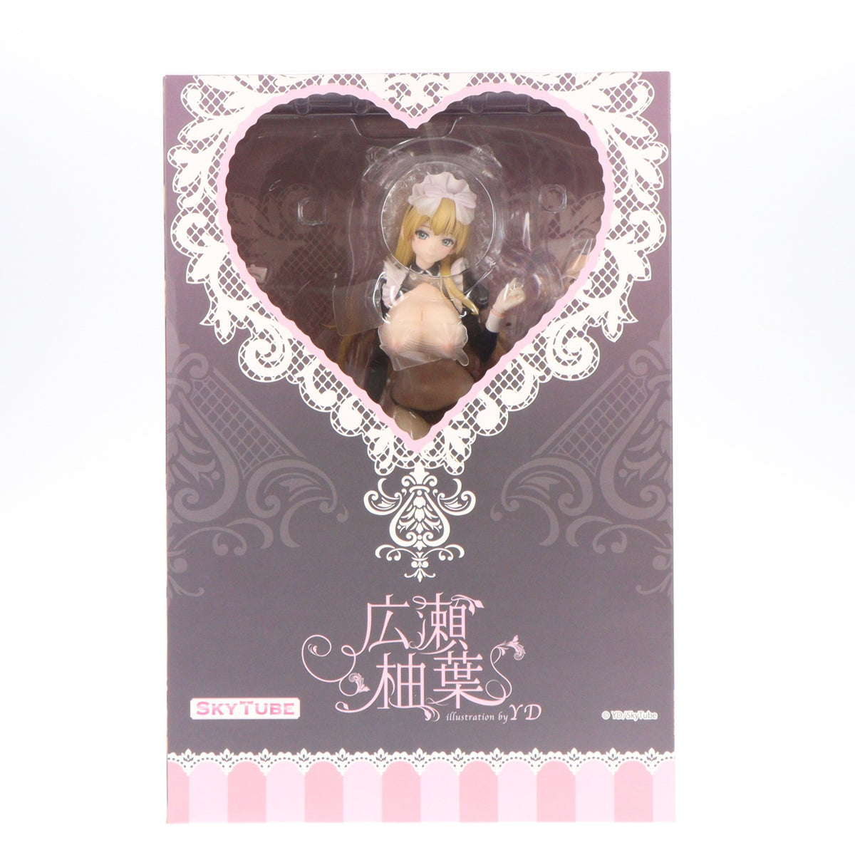 【中古即納】[FIG] ポストカード2枚付属 広瀬柚葉(ひろせゆずは) illustration by YD 1/6 完成品 フィギュア(AX-1118) SkyTube(スカイチューブ)(20221218)