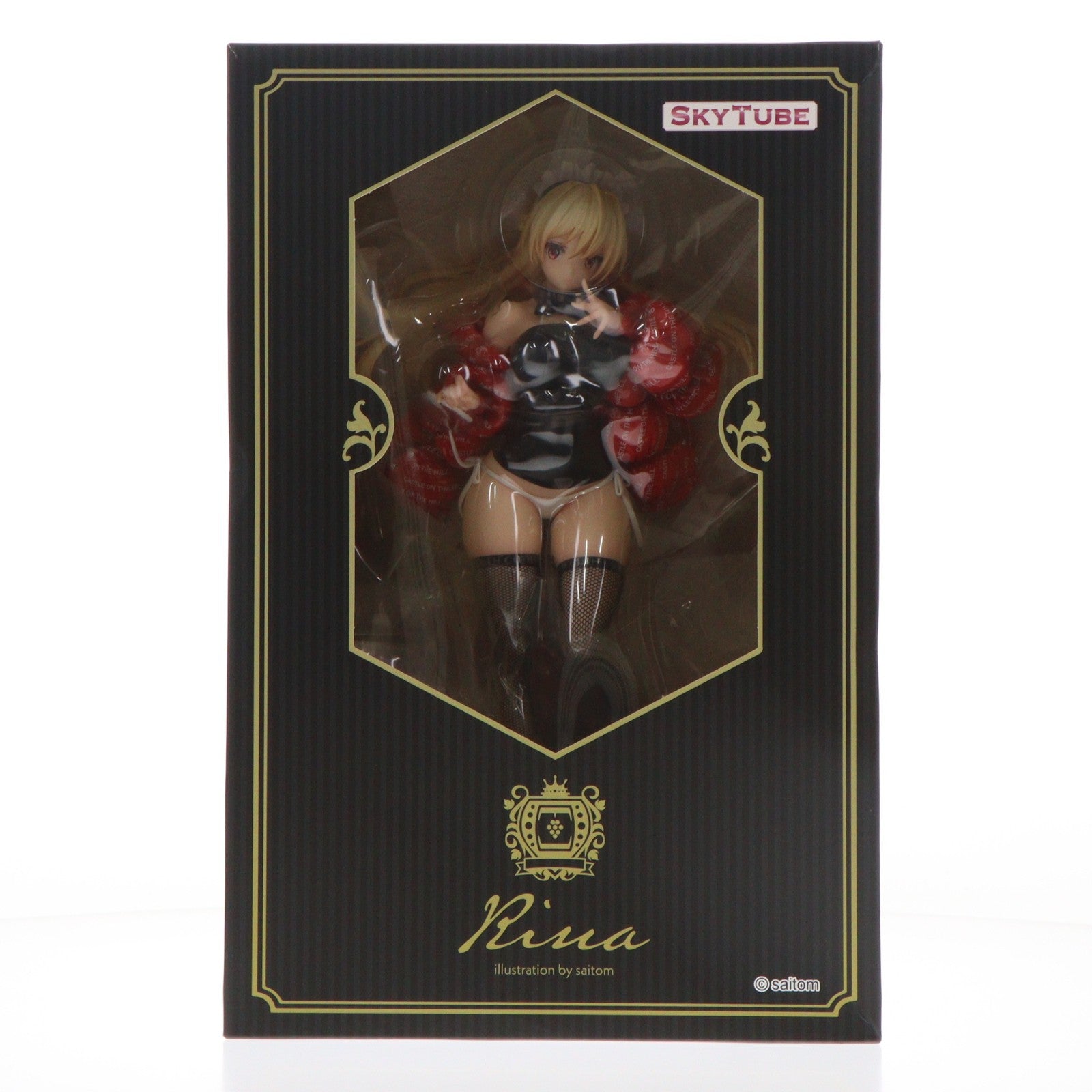 【中古即納】[FIG] あみあみ限定特典&アクリルスタンド&ポストカード付属 リナ illustration by saitom 1/6 完成品 フィギュア(AX-1178) SkyTube(スカイチューブ)(20240331)