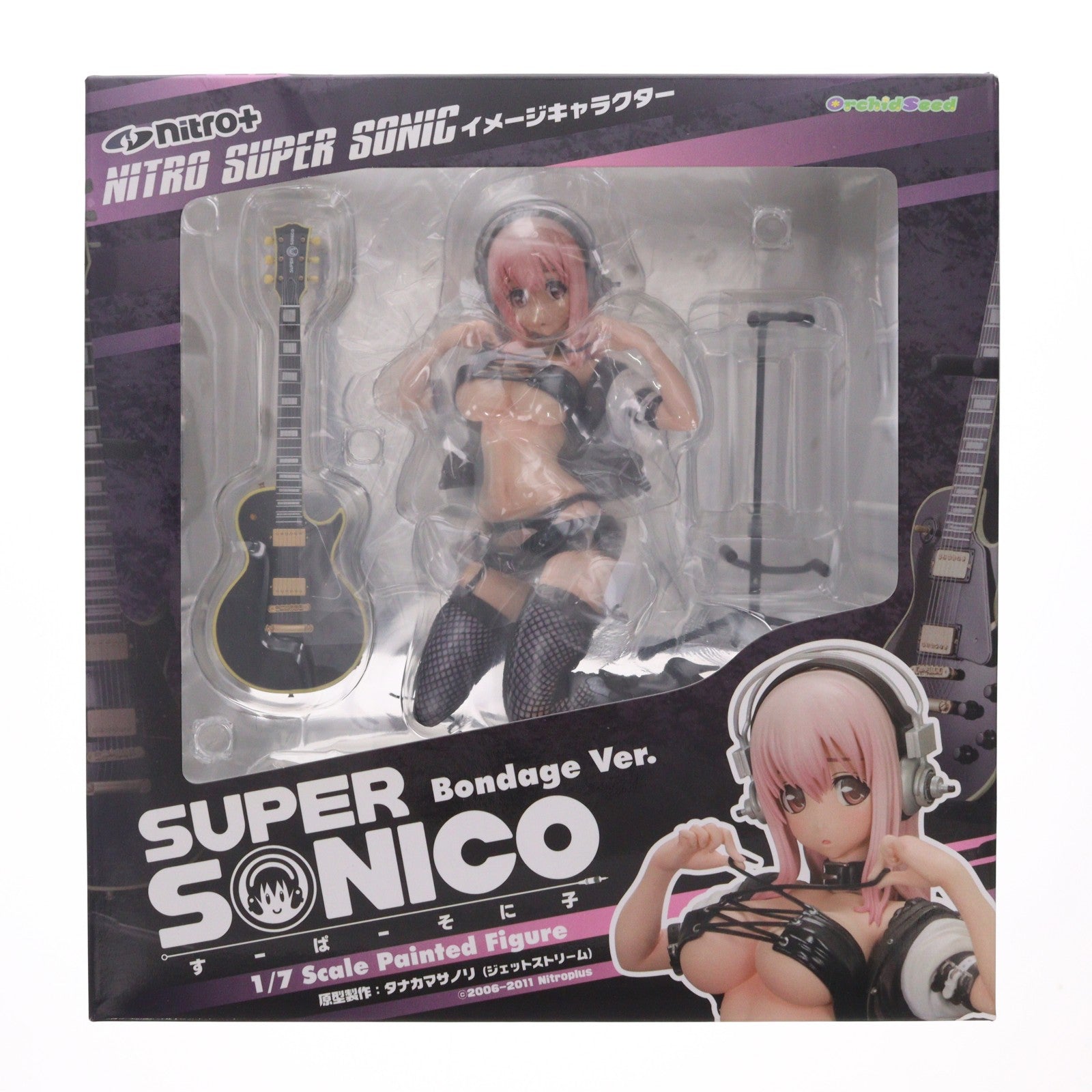 【中古即納】[FIG] すーぱーそに子 ボンテージVer. NITRO SUPER SONIC(ニトロスーパーソニック) 1/7 完成品 フィギュア(PVC88) オーキッドシード(20110520)