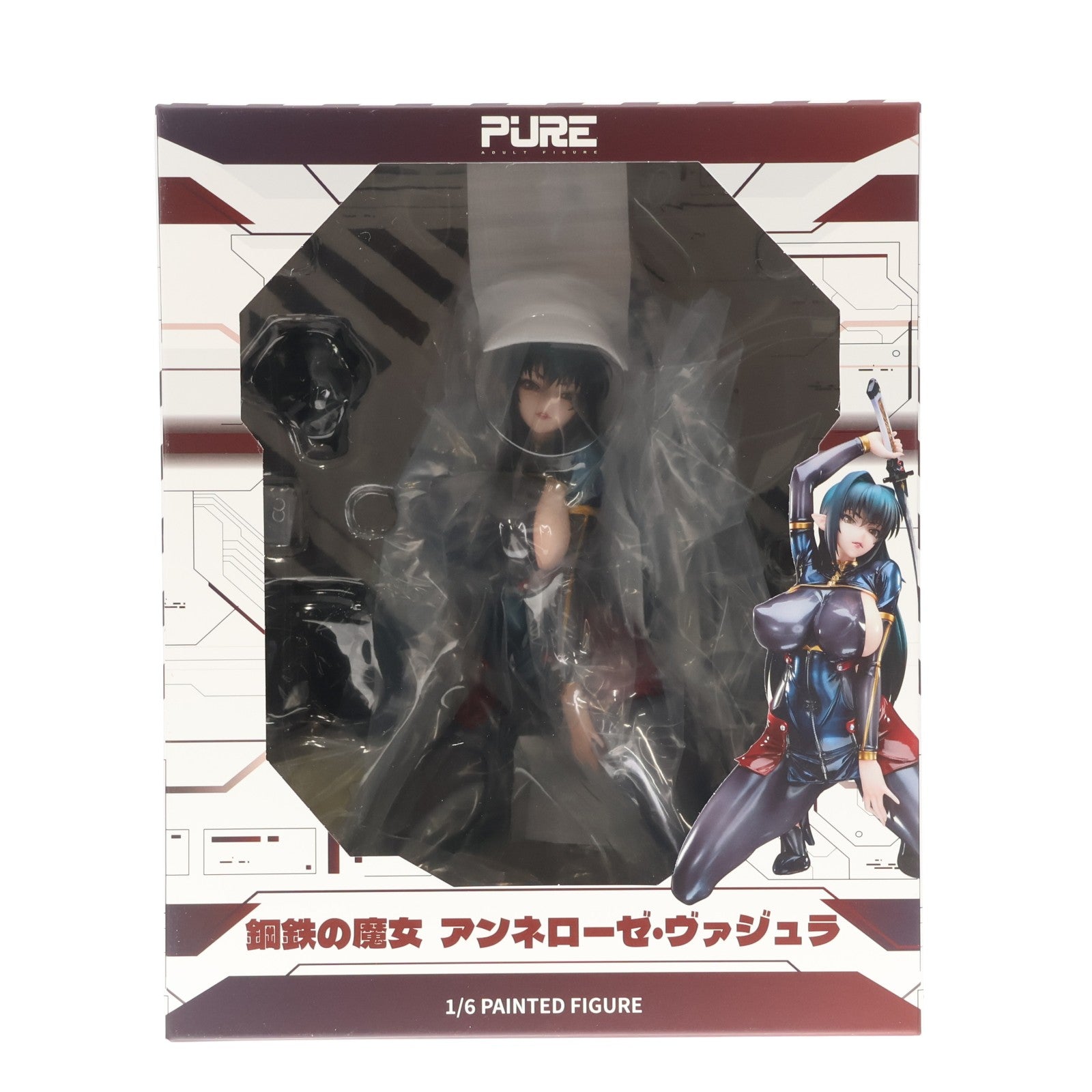 【中古即納】[FIG] 鋼鉄の魔女 アンネローゼ・ヴァジュラ 対魔忍RPGX 1/6 完成品 フィギュア PURE(ピュア)(20260410)